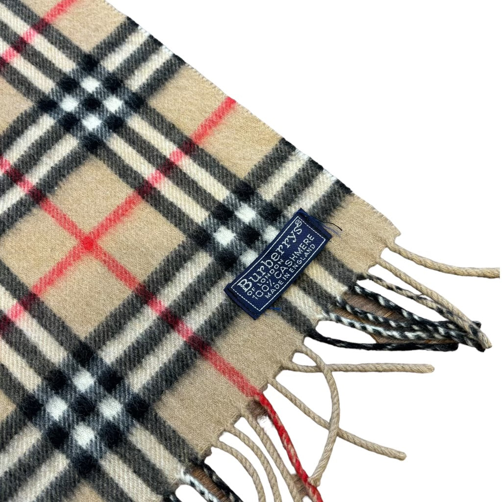 Vintage Burberry Nova Check Scarf (51”)