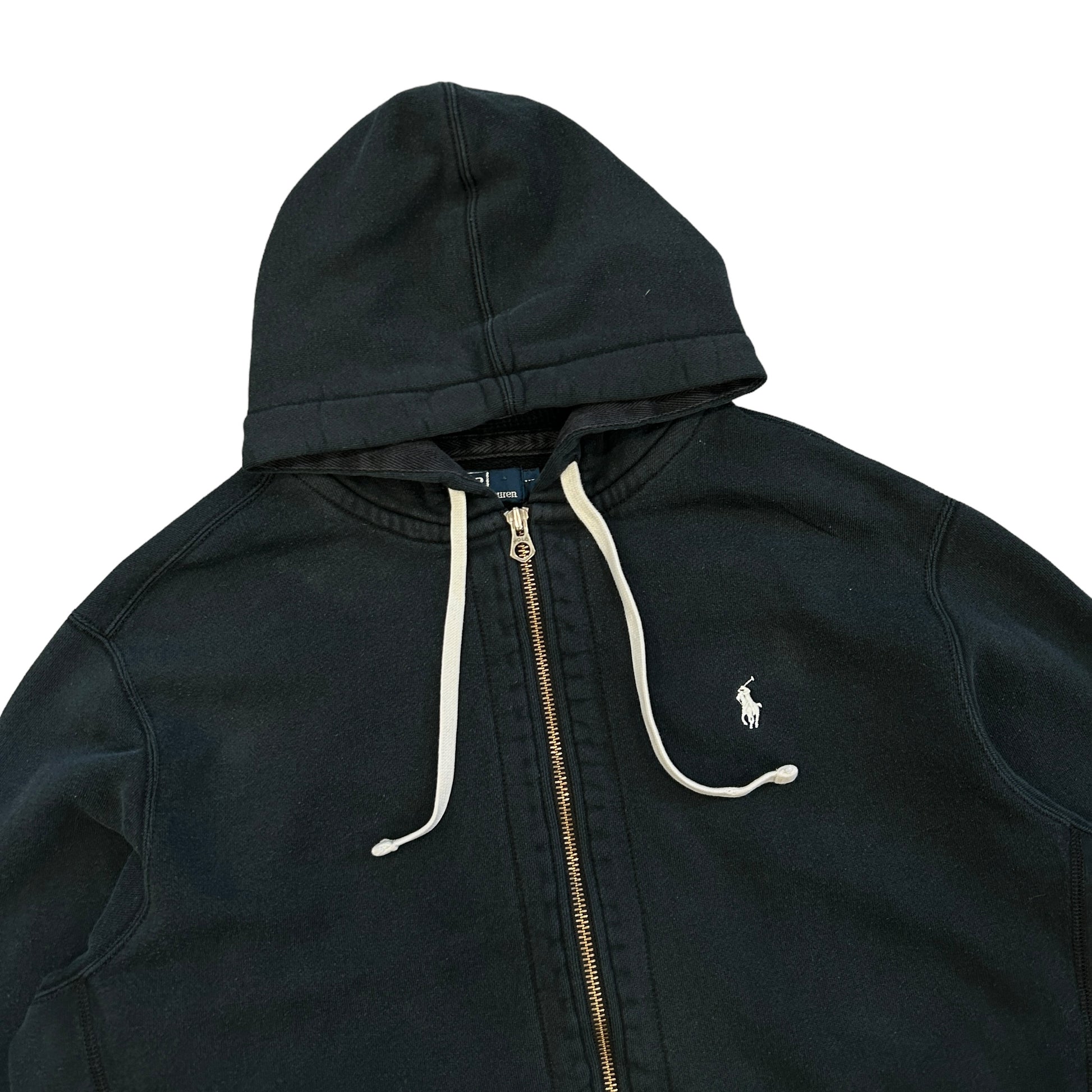 Polo Ralph Lauren Zip Up Black Hoodie (XL)