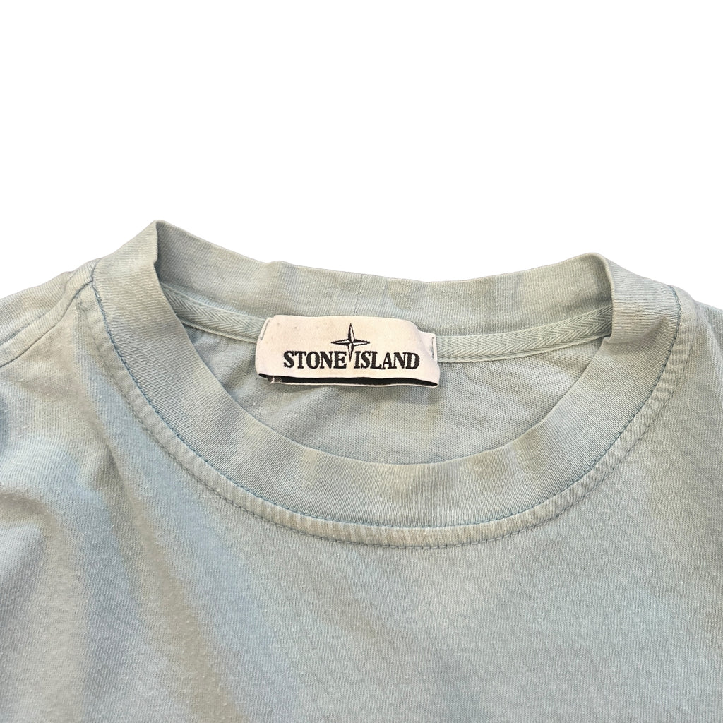 Stone Island Baby Blue Long Sleeve T-shirt (M)