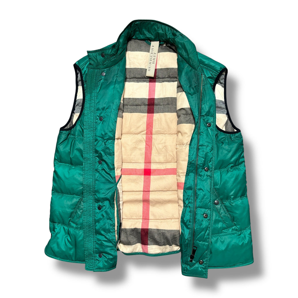 00s Burberry Brit Puffer Gilet (L)