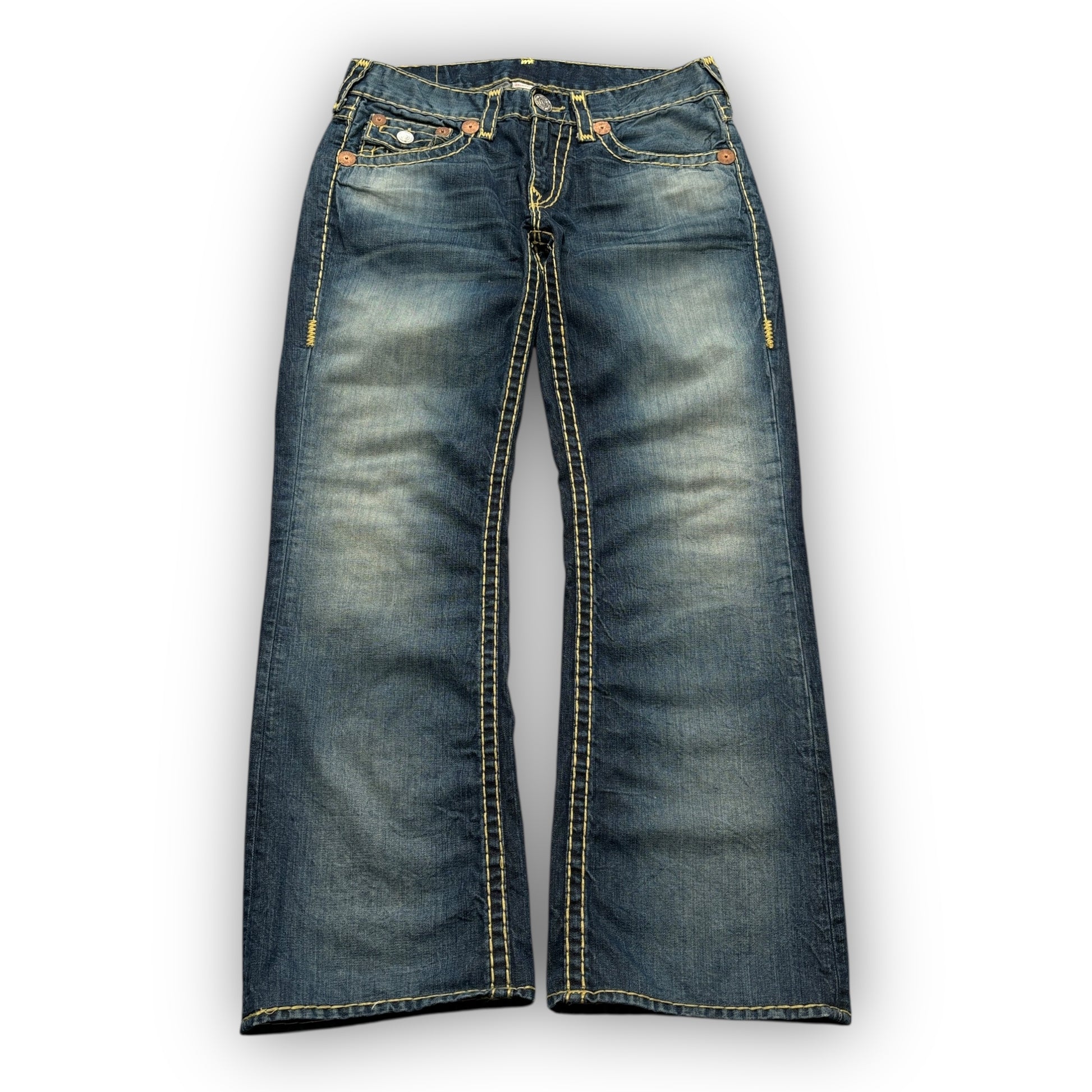 True Religion Contrast Stitch Jeans (33")
