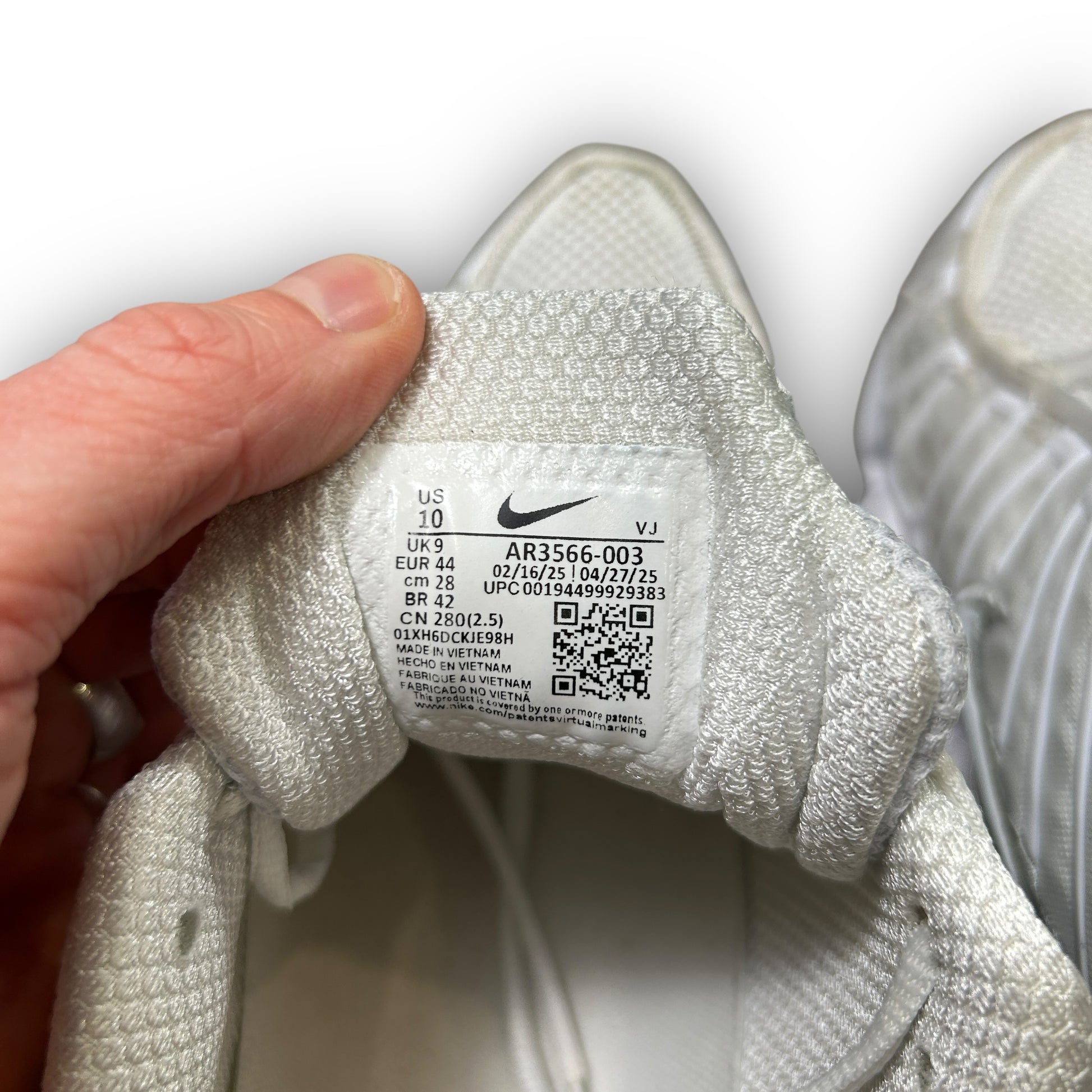White Nike Shox TL (9UK)
