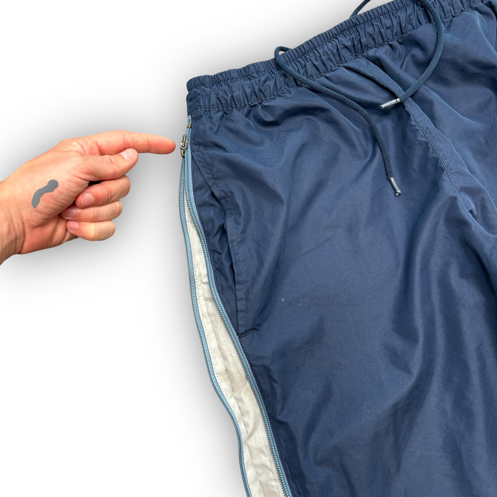 00s Navy Nike Track Pants (S)