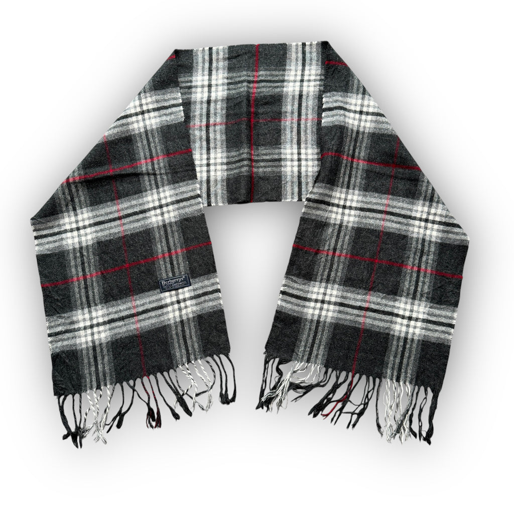 Vintage Grey Burberry Scarf