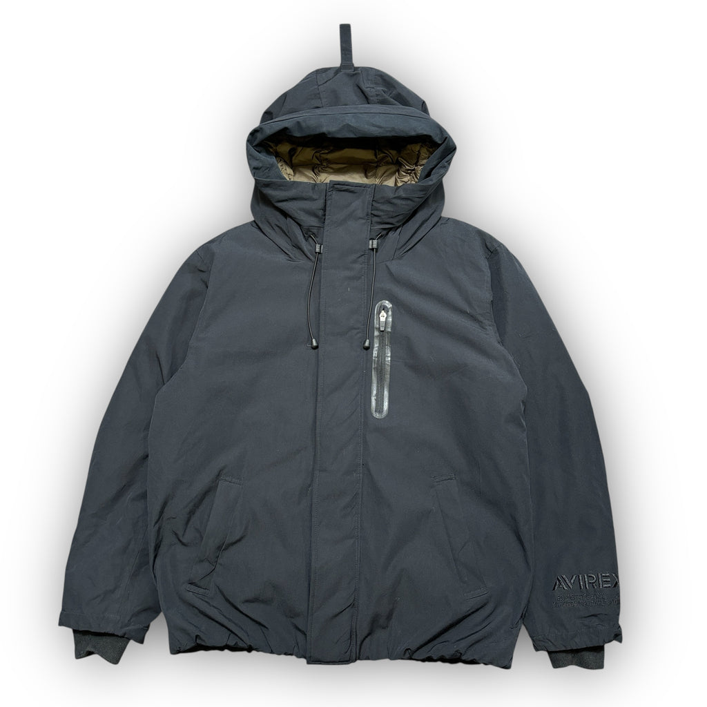 Black Avirex Padded Puffer Coat (L)
