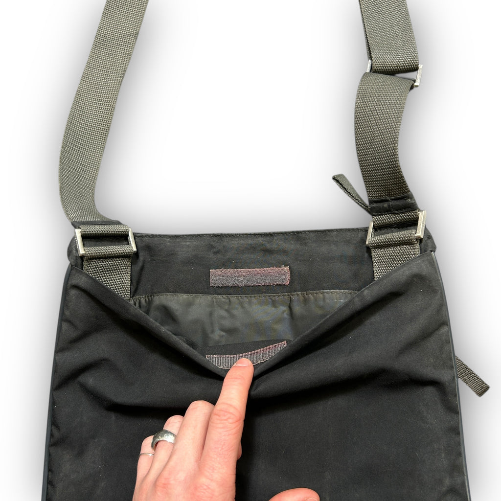 Black Prada Sport Side Bag