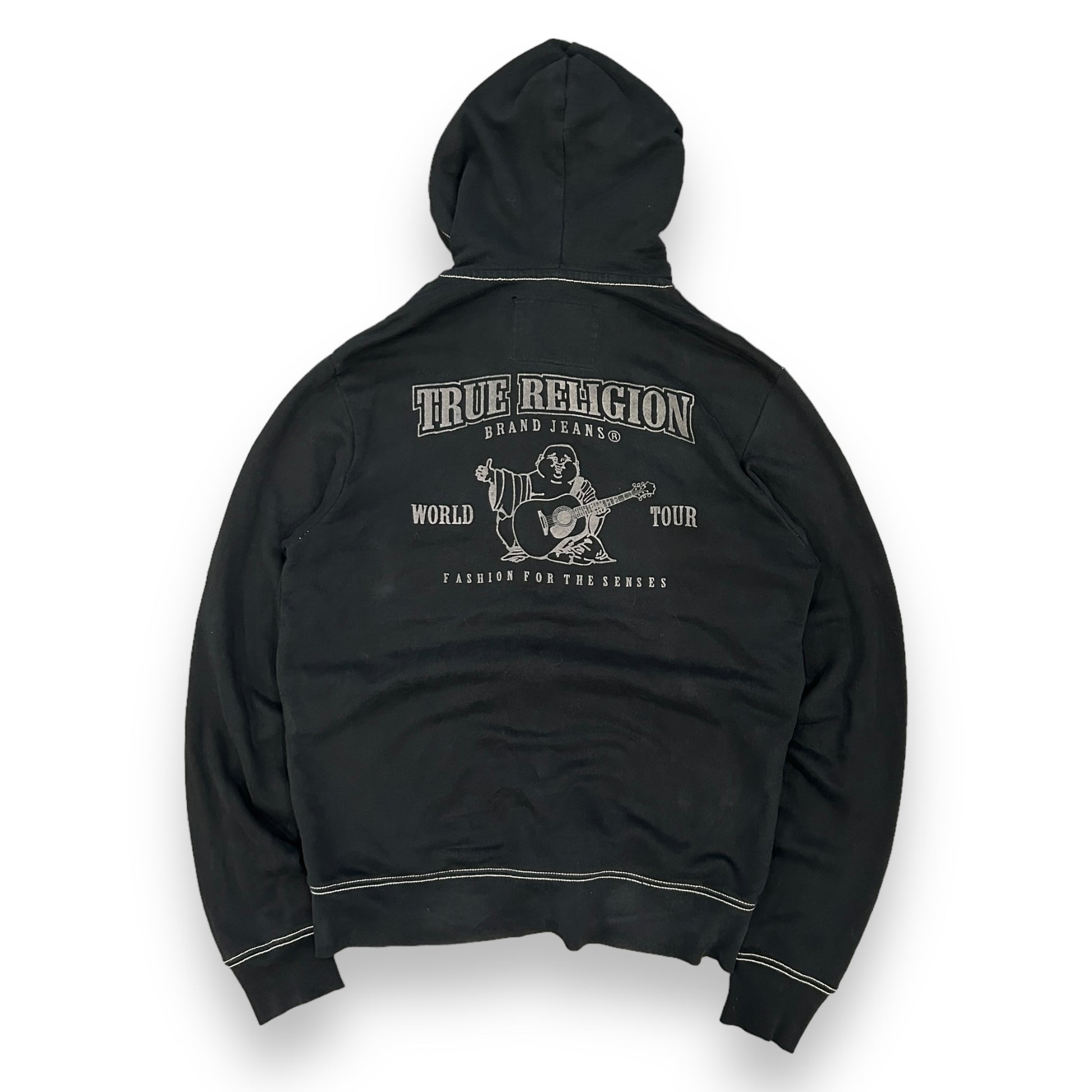 True Religion Contrast Stitch Hoodie (L)