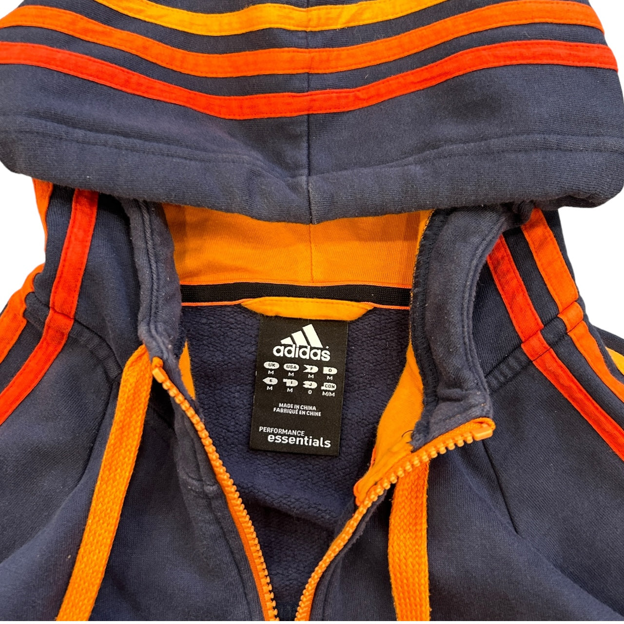 Adidas Essential Three Stripe Hoodie (M)