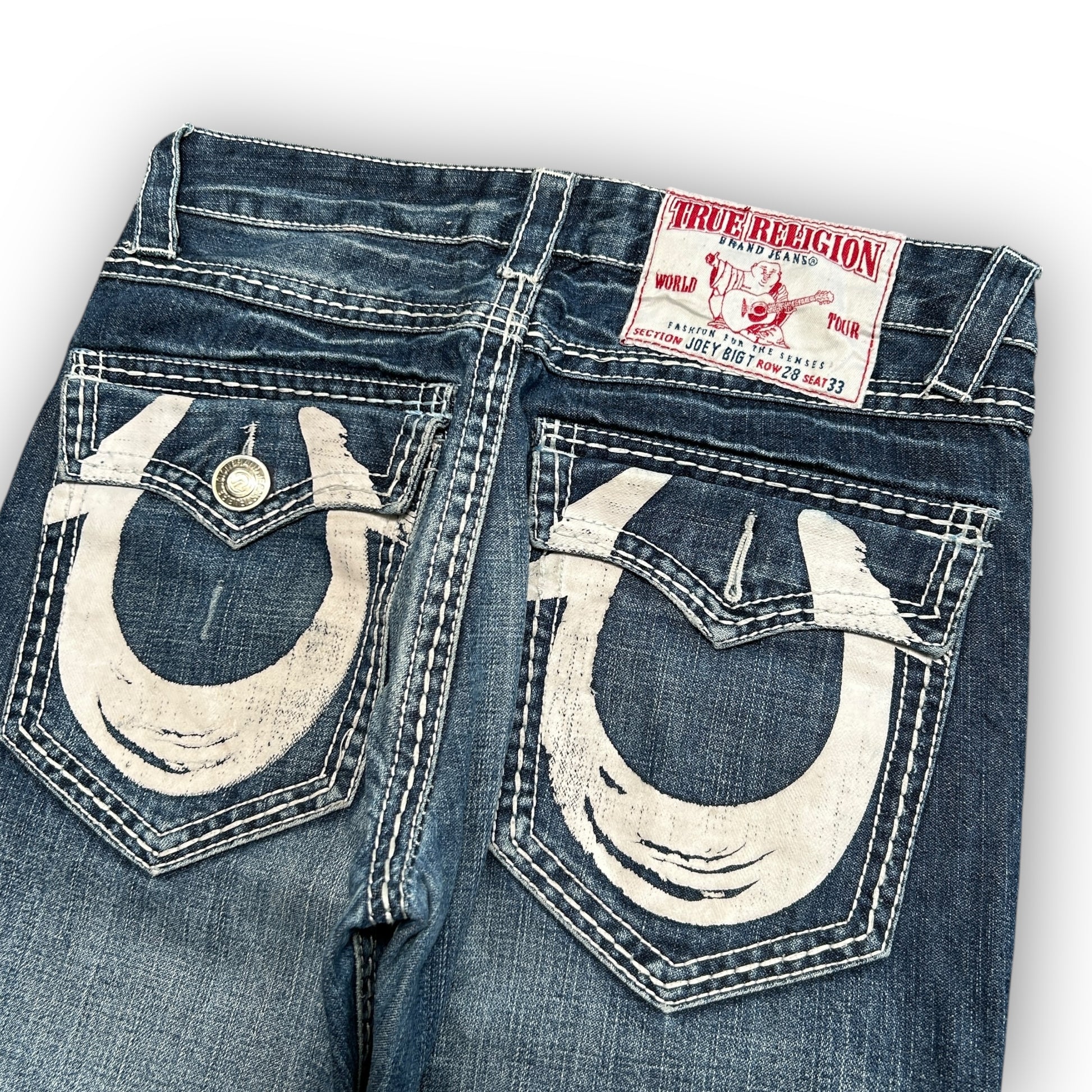 True Religion Contrast Stitch Jeans (30")