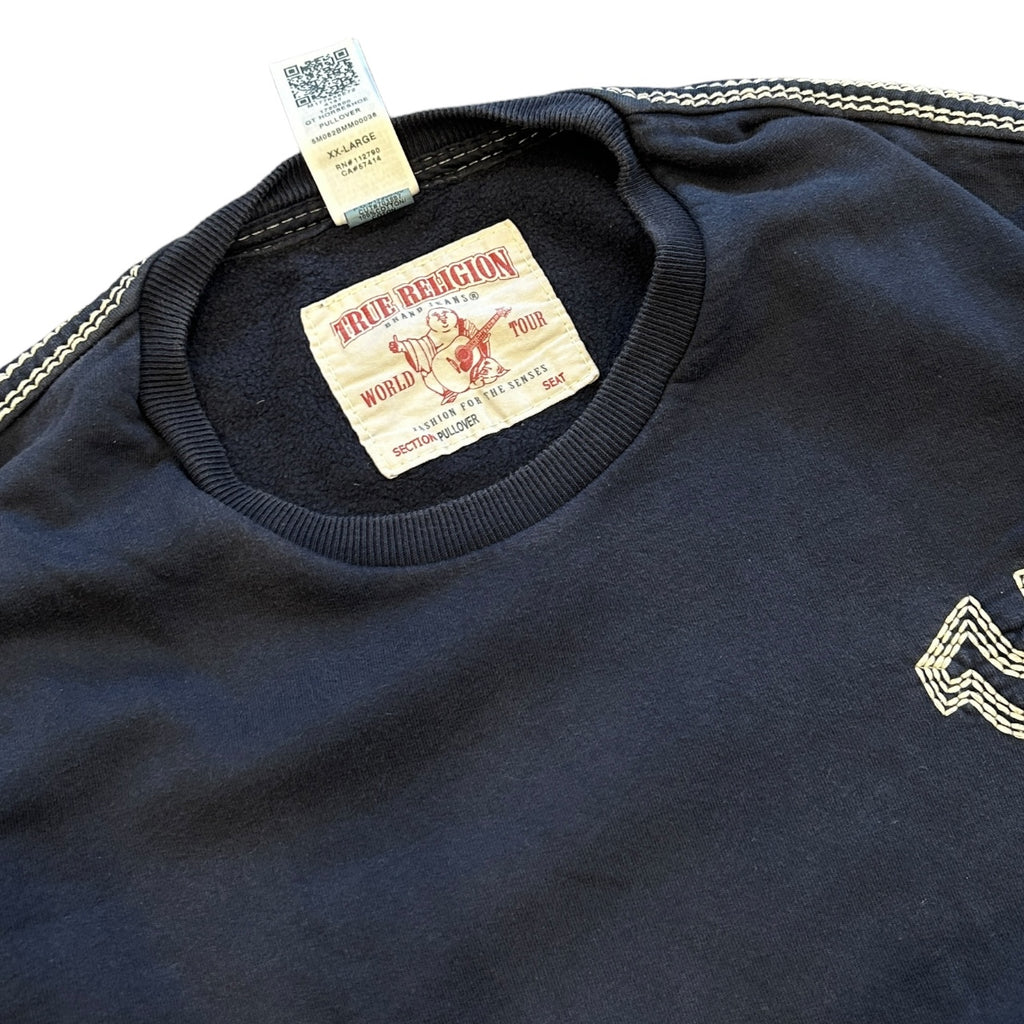 True Religion Contrast Stitch Sweatshirt (XXL)