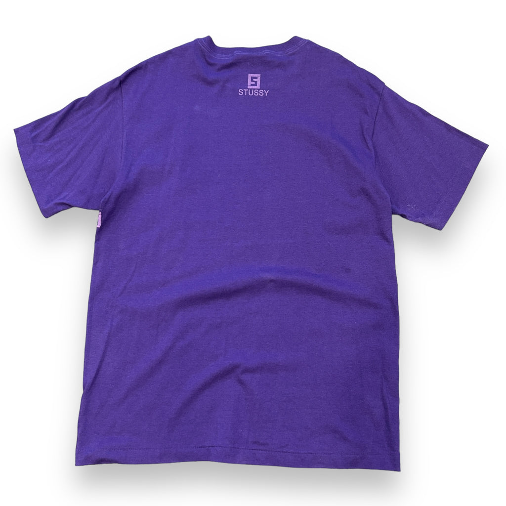 90s Stussy Fendi Purple Monogram Tshirt (L)