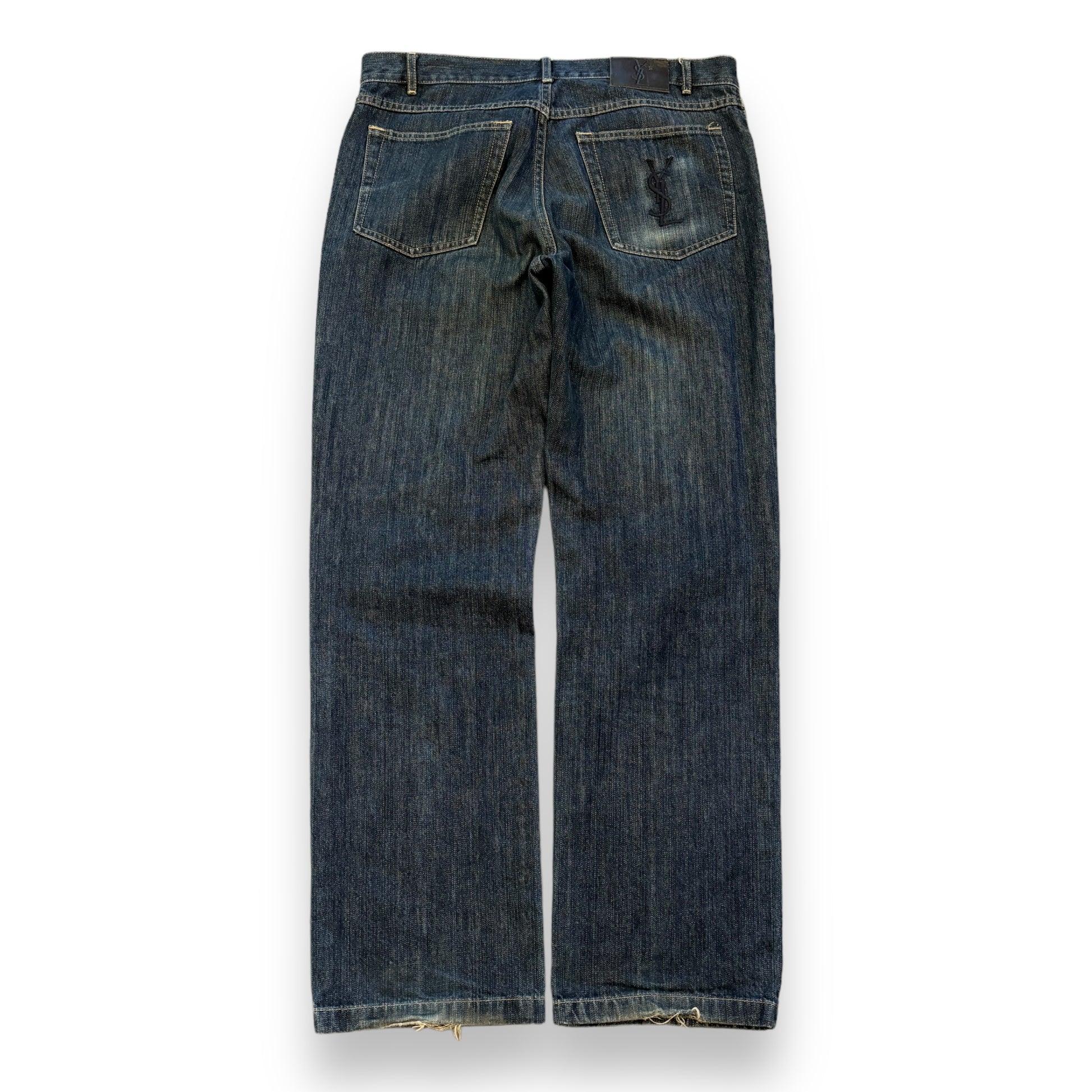 YSL Navy Baggy Jeans (34W)
