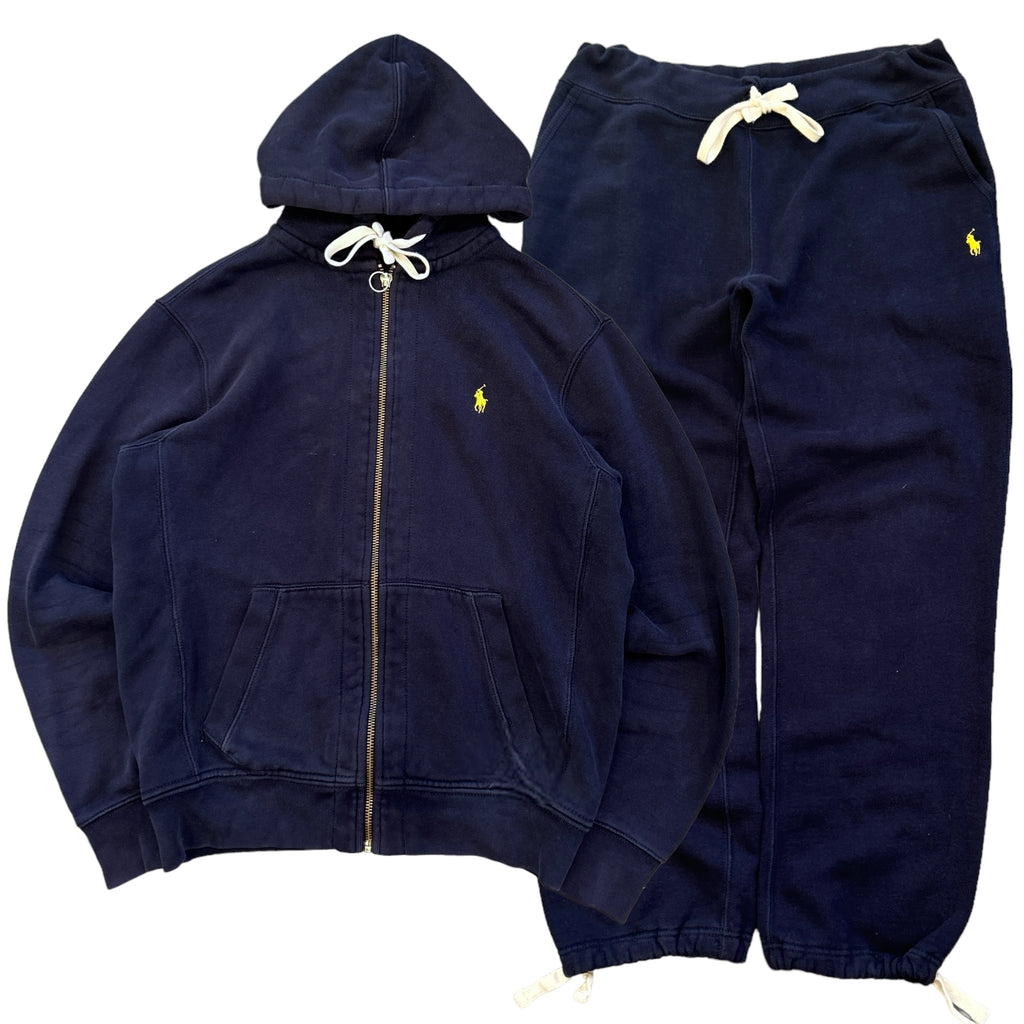 00s Navy Ralph Lauren Tracksuit (M)