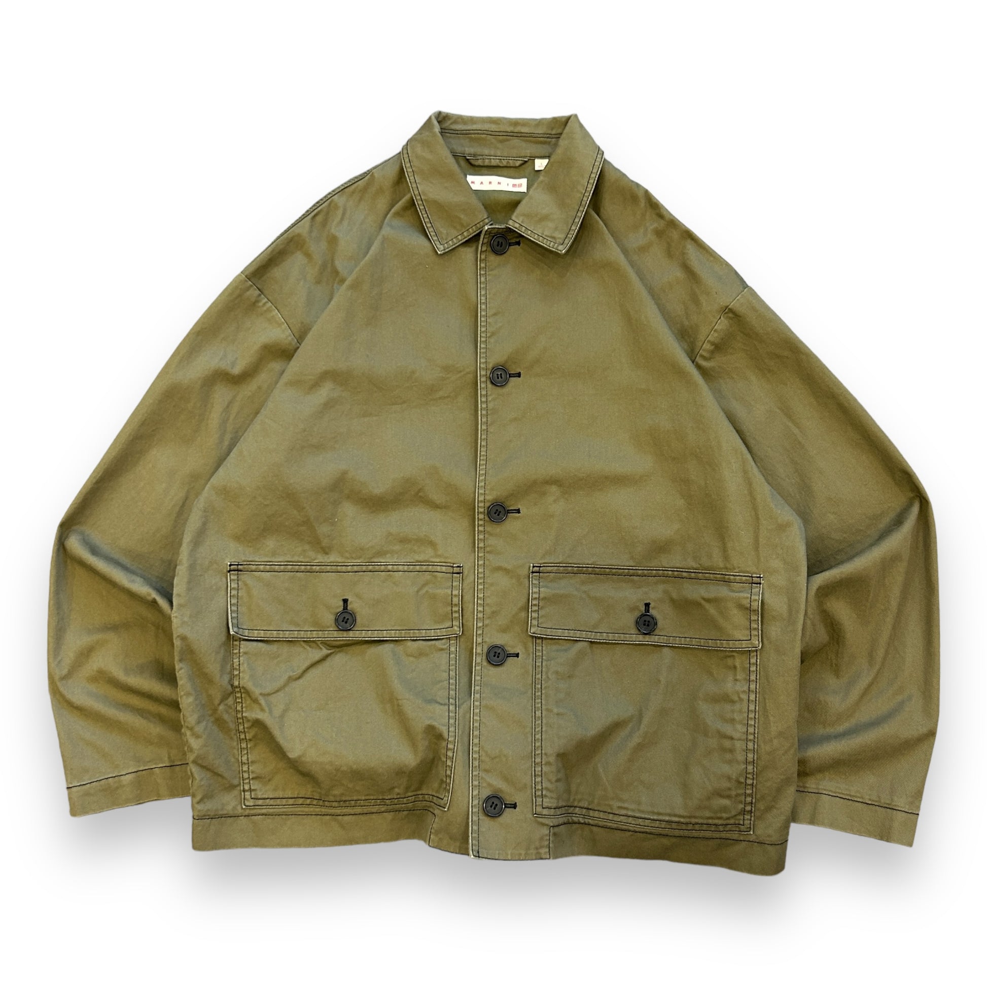 Khaki Marni x Uniqlo Chore Jacket (L)