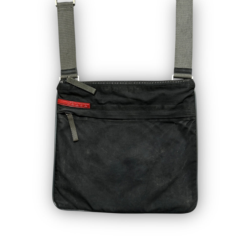 Black Prada Sport Side Bag