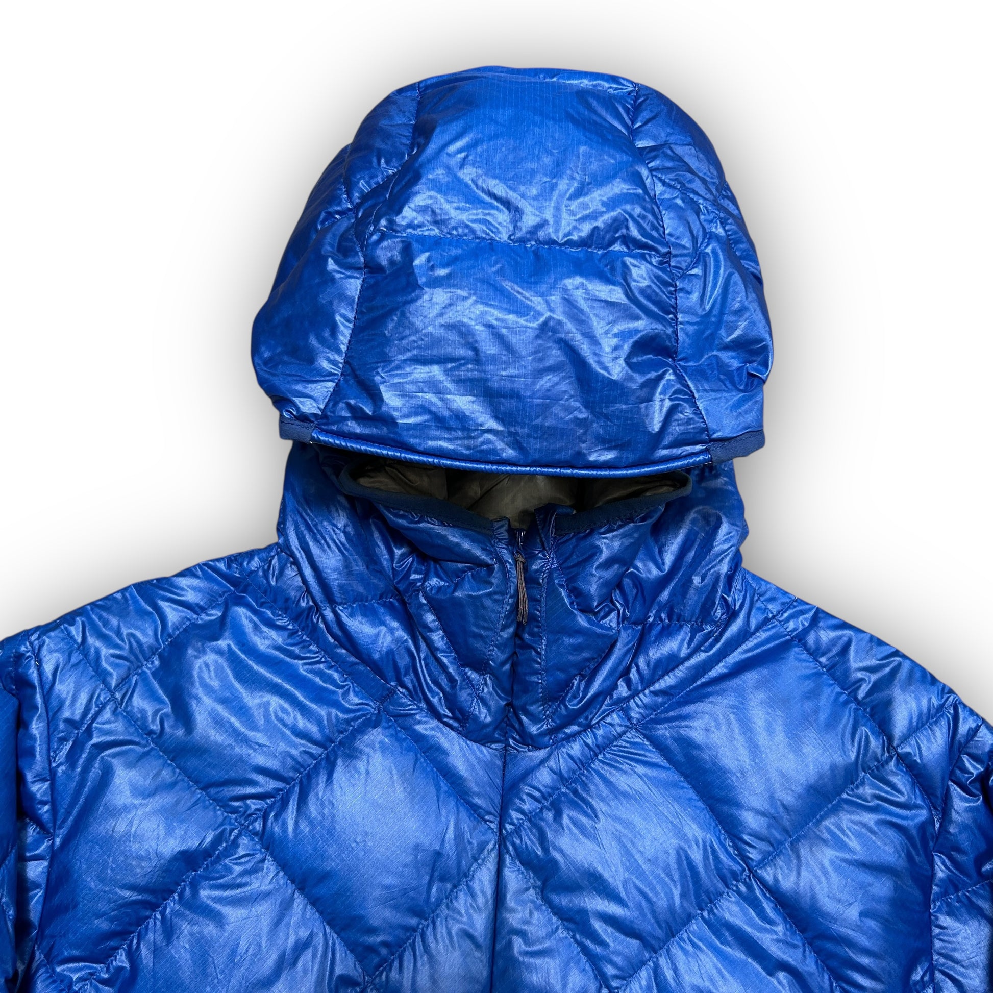 Blue Montbell Diamond Stitch Puffer Jacket (S)