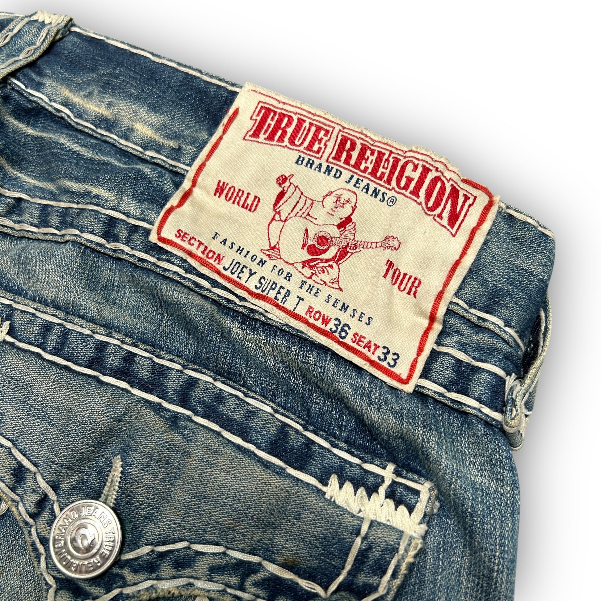 00s True Religion Joey Super T Jeans (36")
