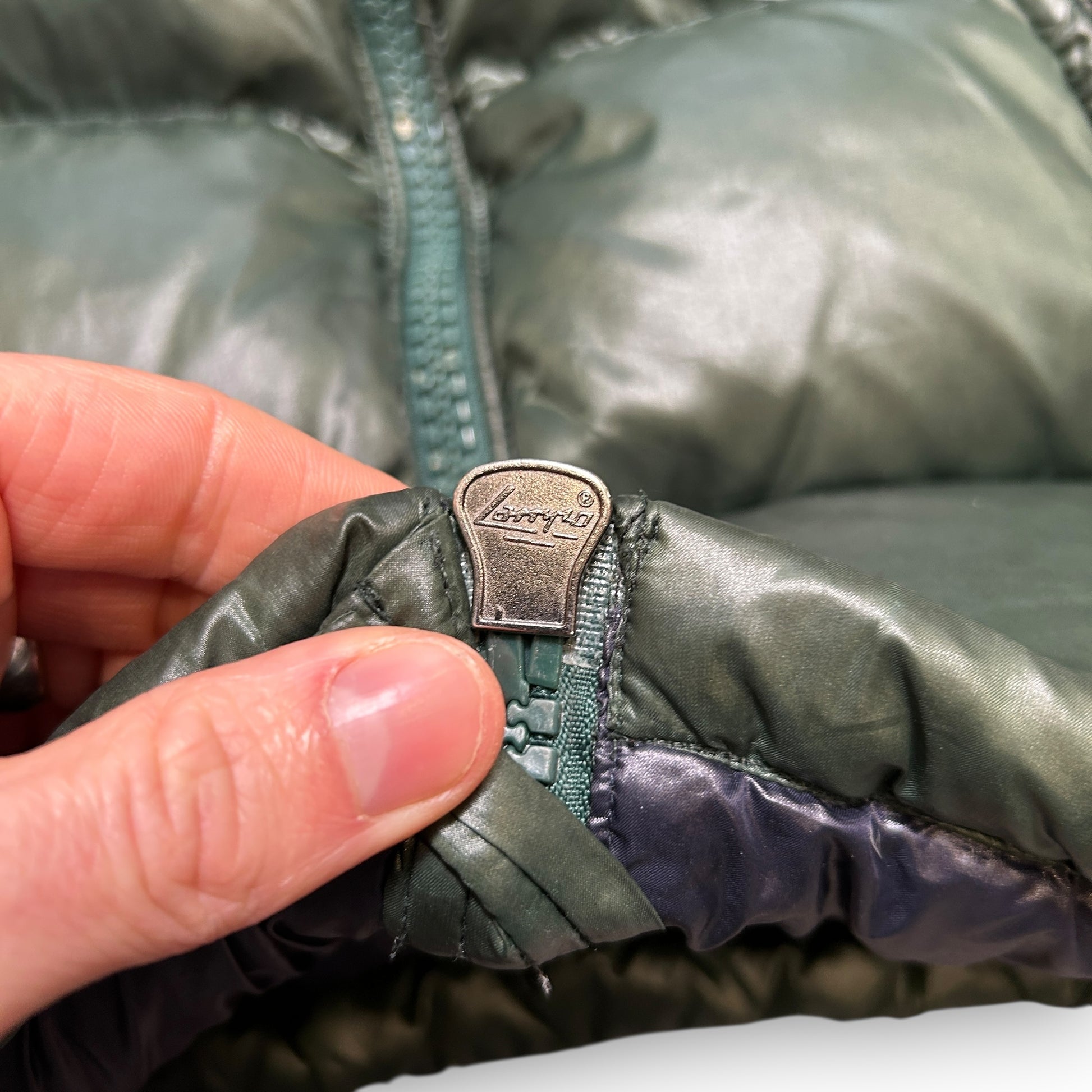Green Moncler Maya Puffer Coat (S)
