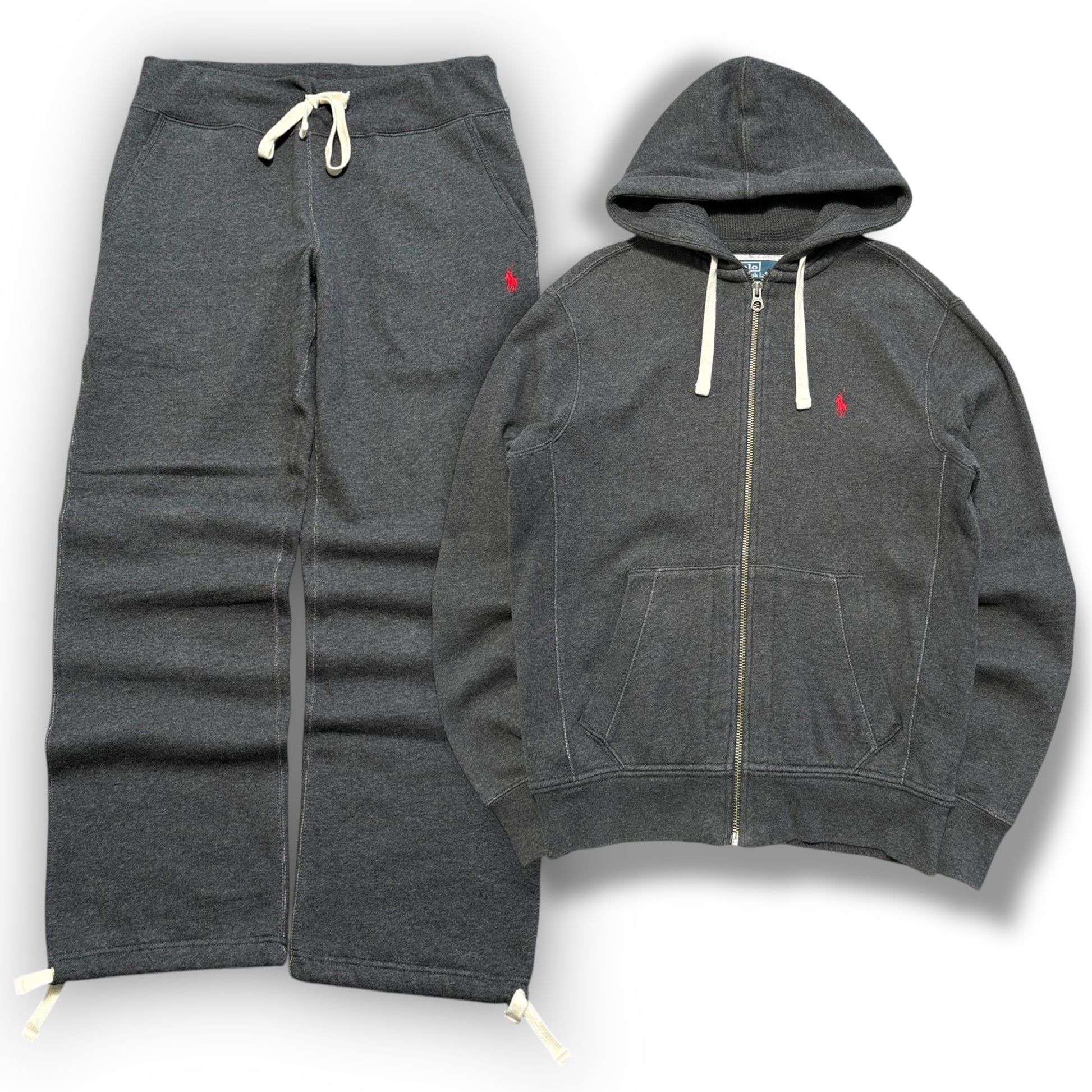 Grey Polo Ralph Lauren Heavyweight Tracksuit (S)