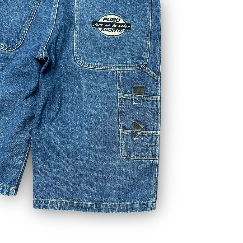 90s Fubu Embroidered Jorts (34")