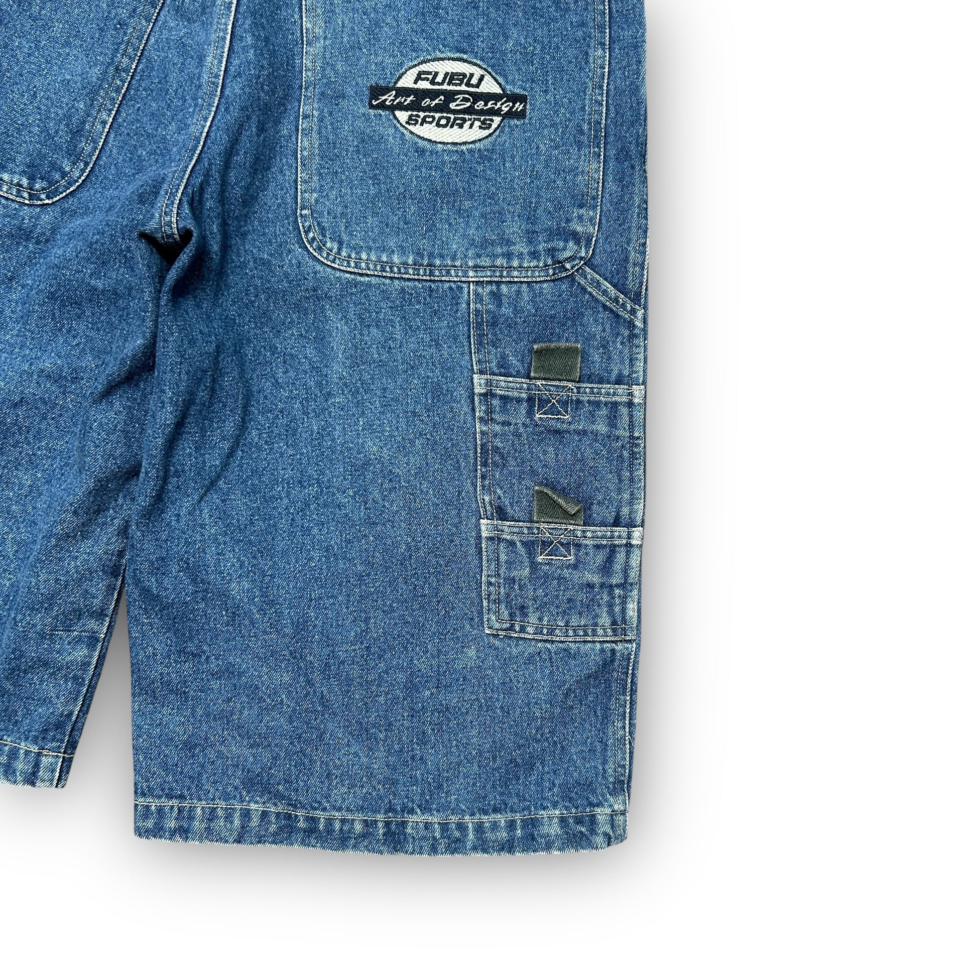 90s Fubu Embroidered Jorts (34")