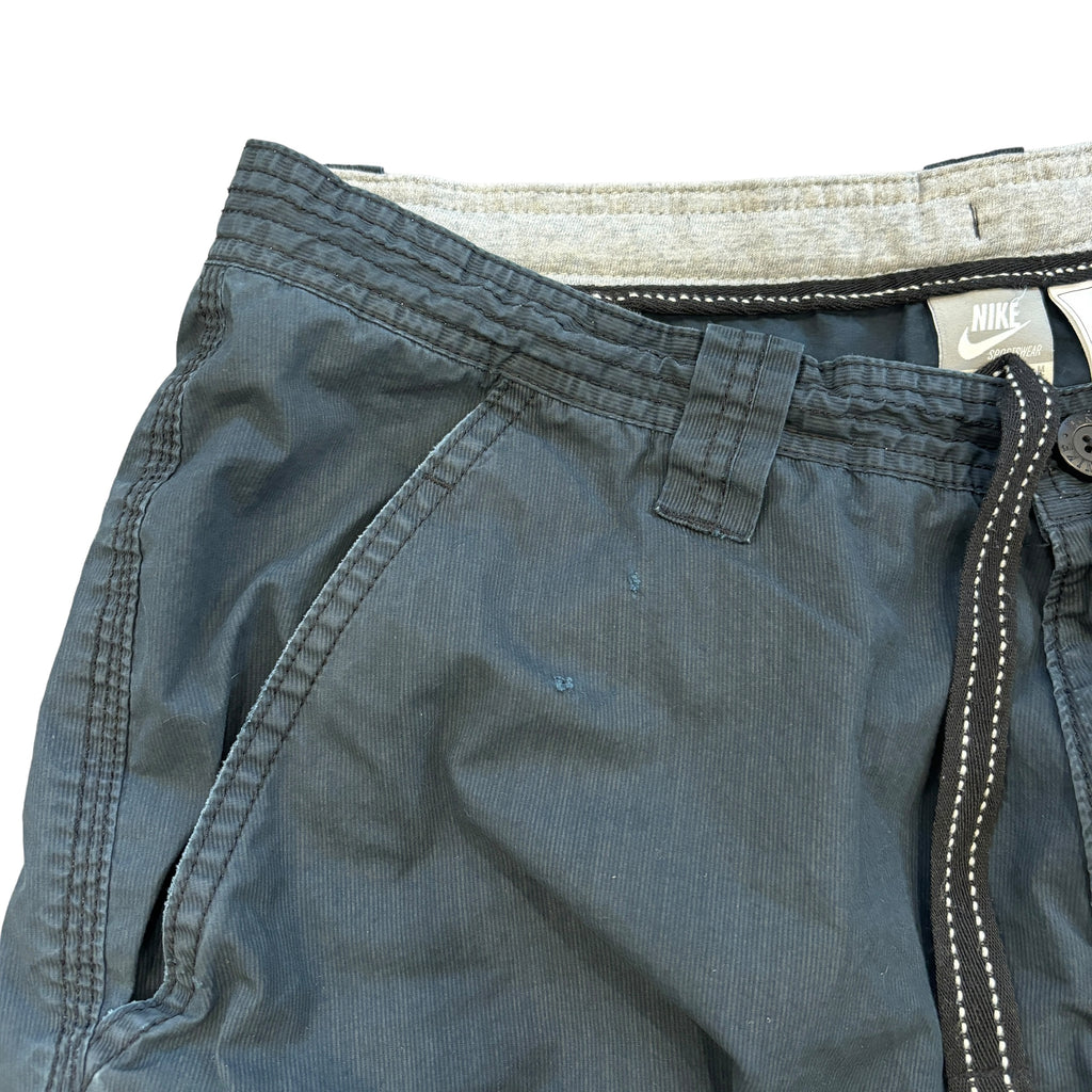 00s Black Nike Combat Shorts (M)