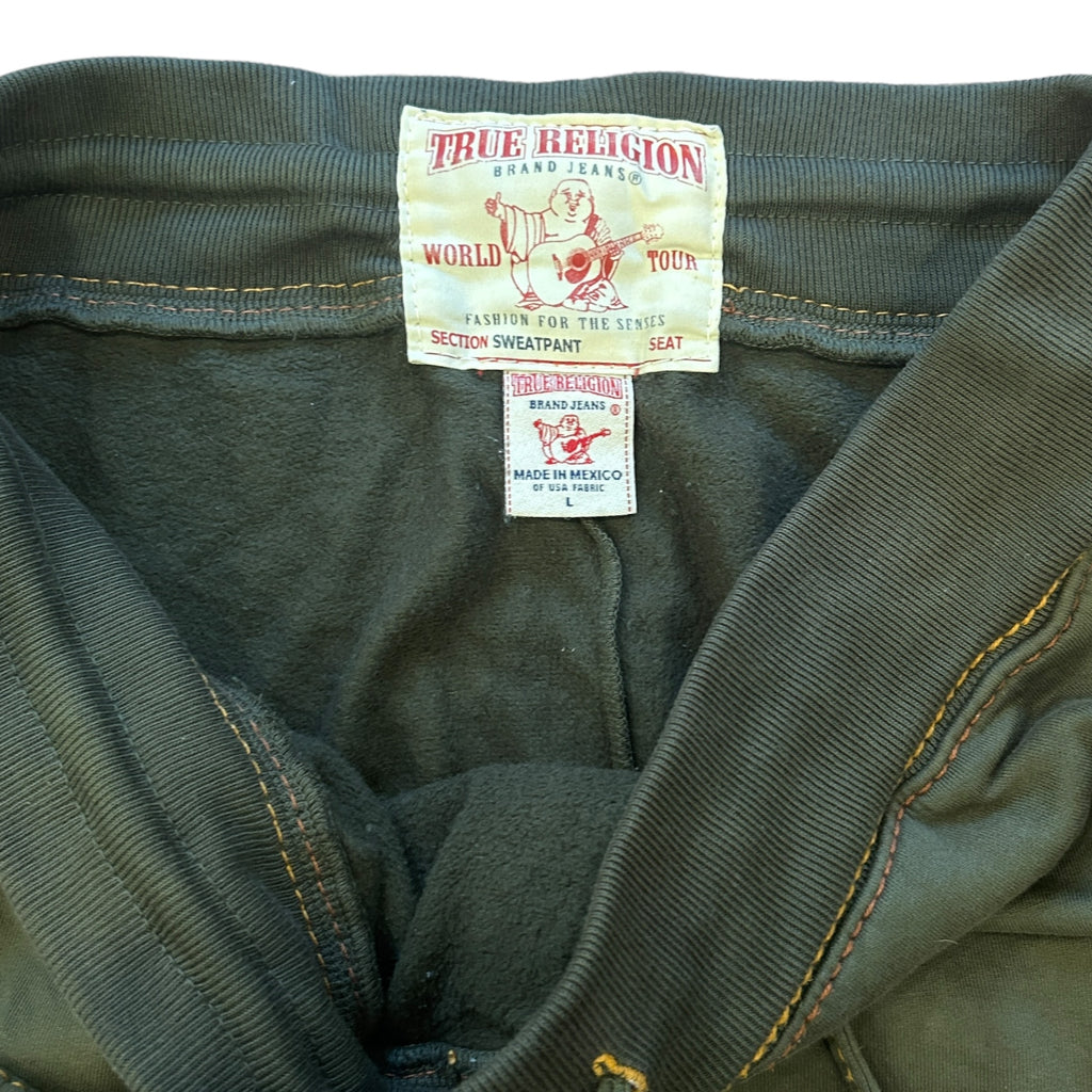 True Religion Contrast Stitch Joggers (L)