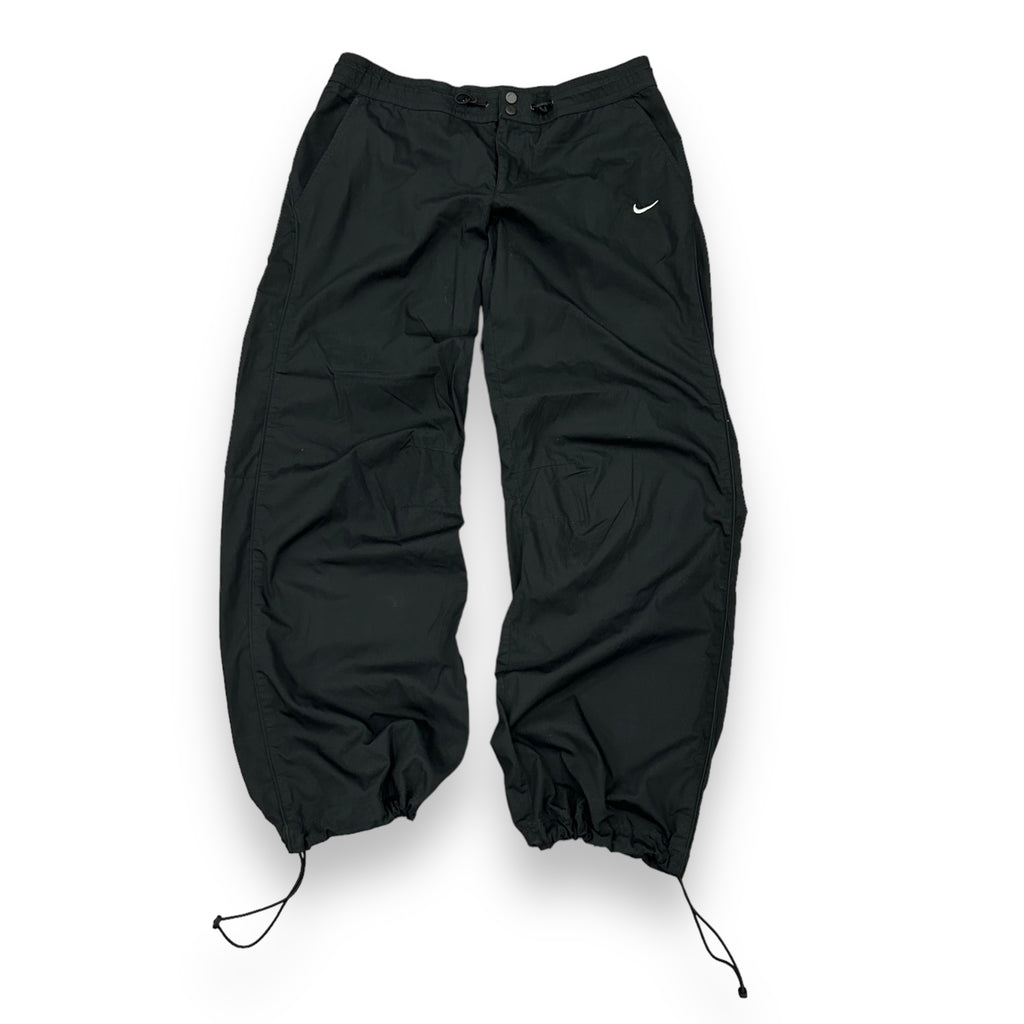 00’s Baggy Black Nike Parachute Joggers (L)
