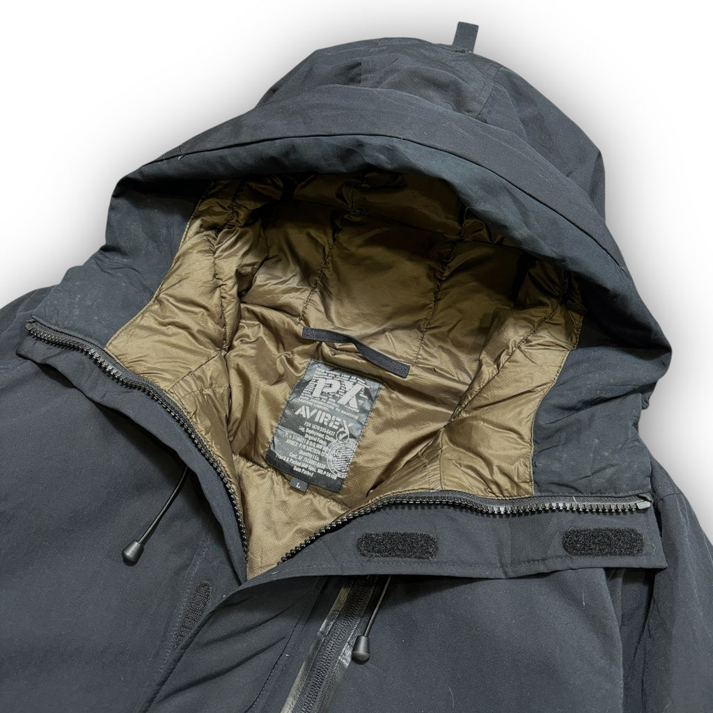 Black Avirex Padded Puffer Coat (L)