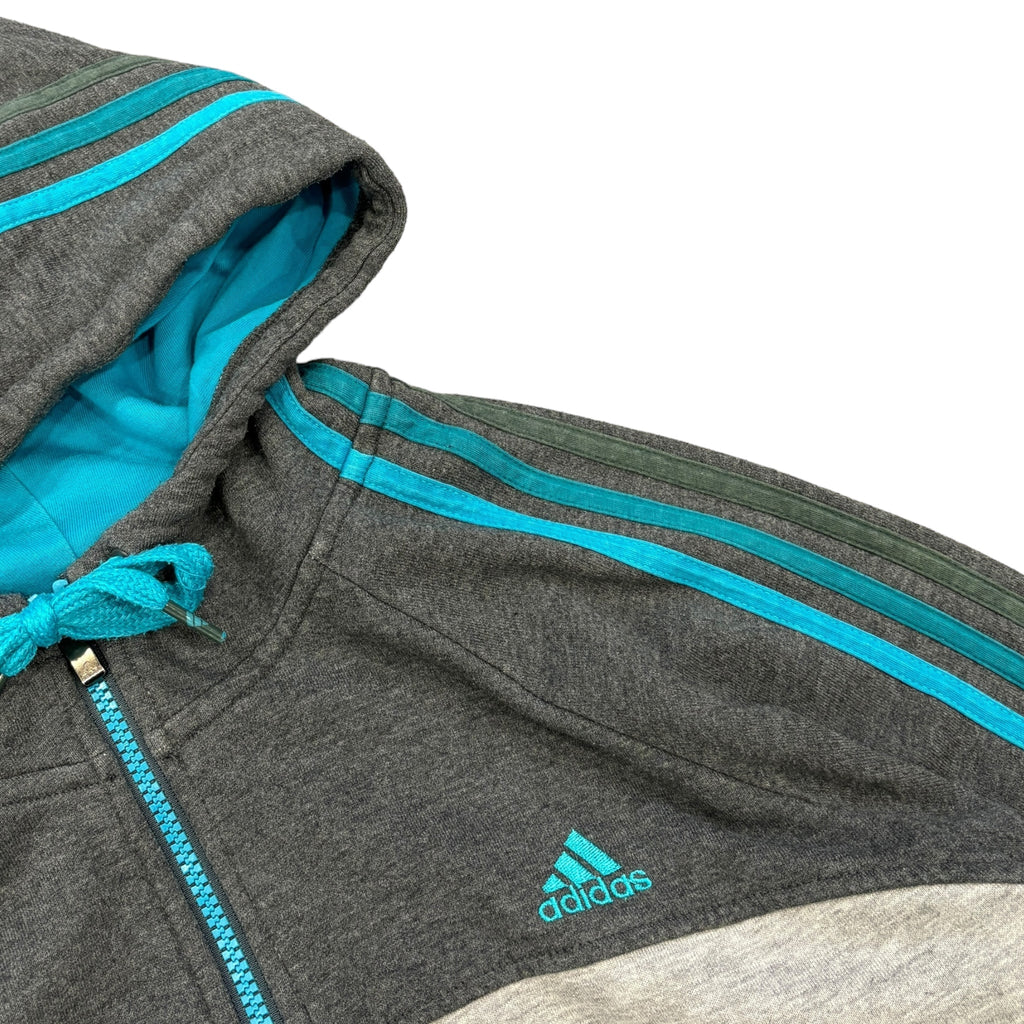 Adidas Multicolour Three Stripe Hoodie (L)
