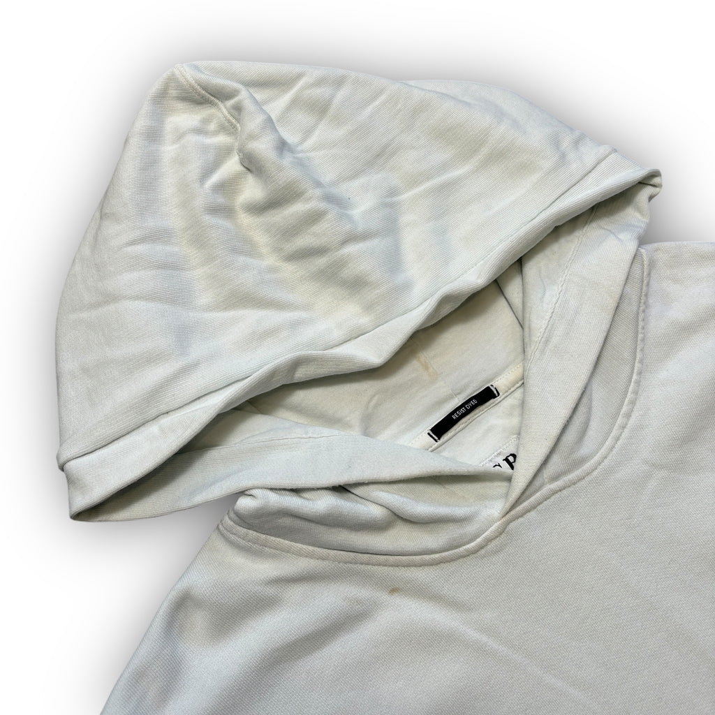 White C.P Company Resist Dyed Hoodie (M)