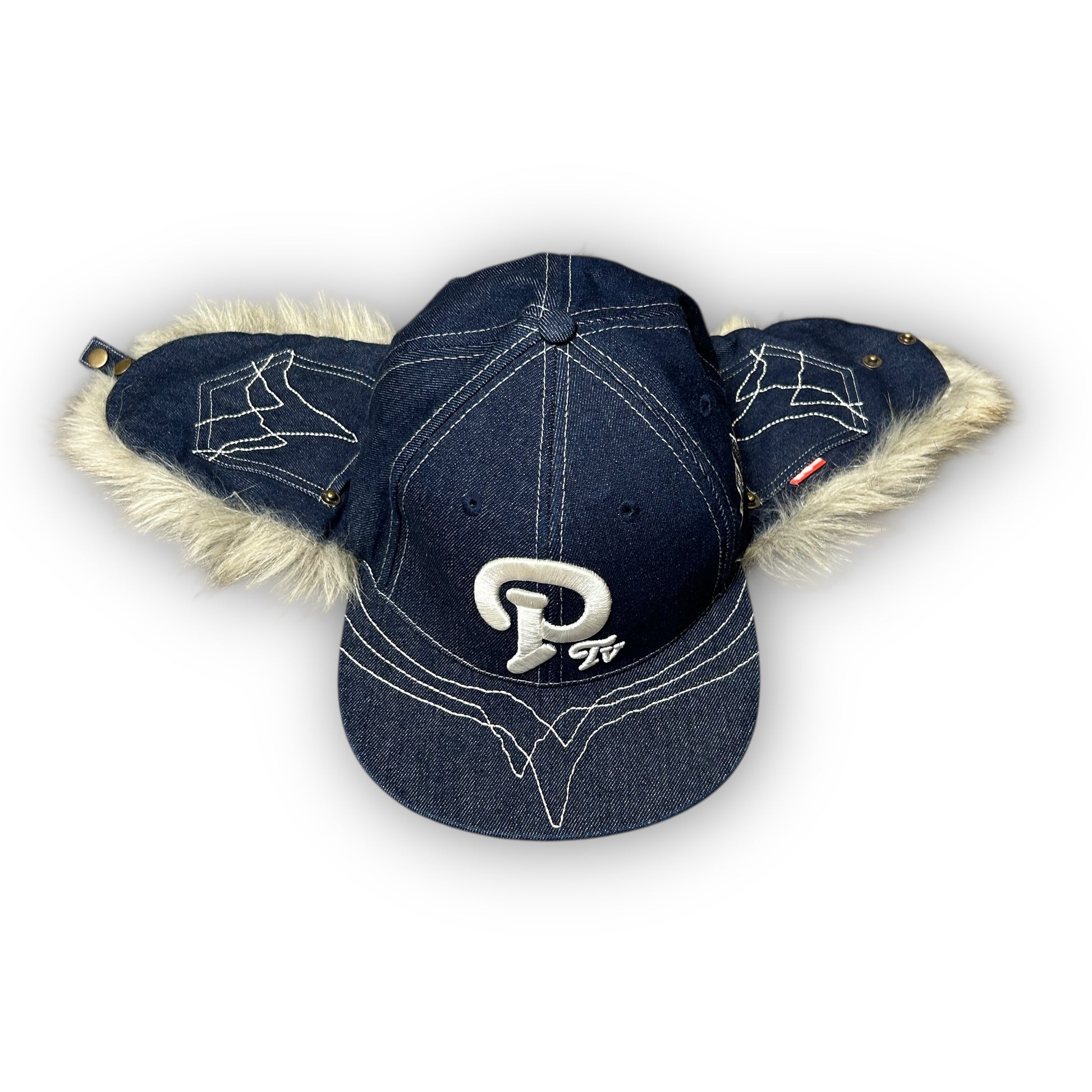 Peak TV Denim Dog Ear Cap