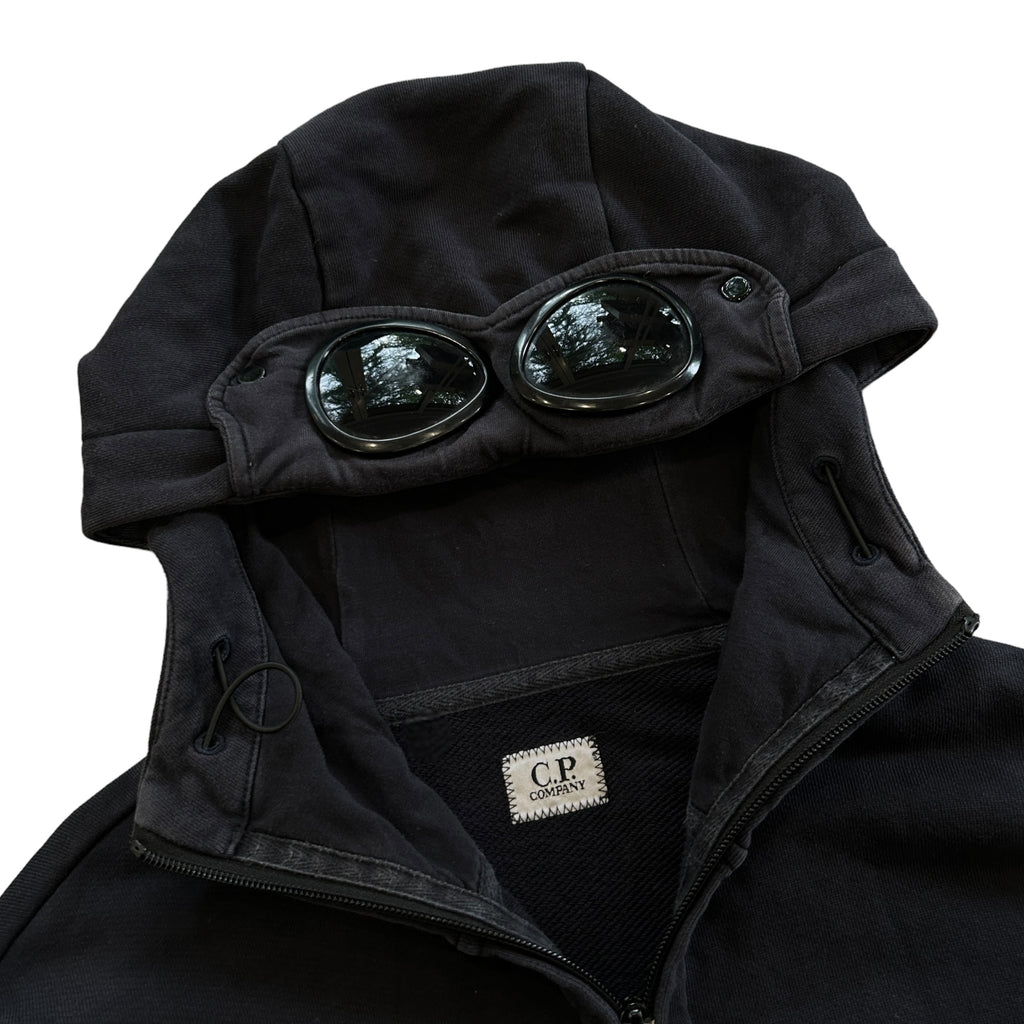 CP Company Black Goggle Hoodie (S)