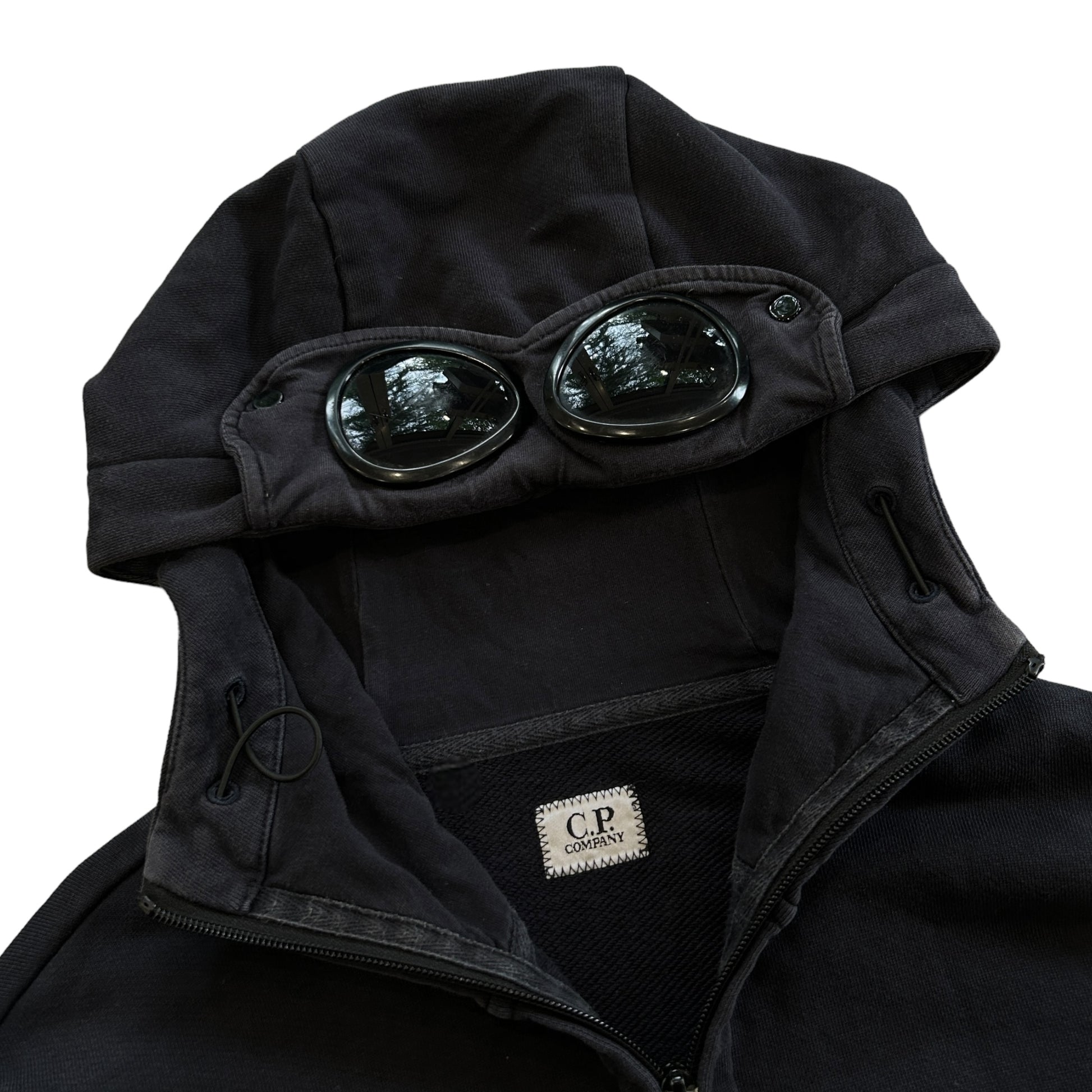 CP Company Black Goggle Hoodie (S)