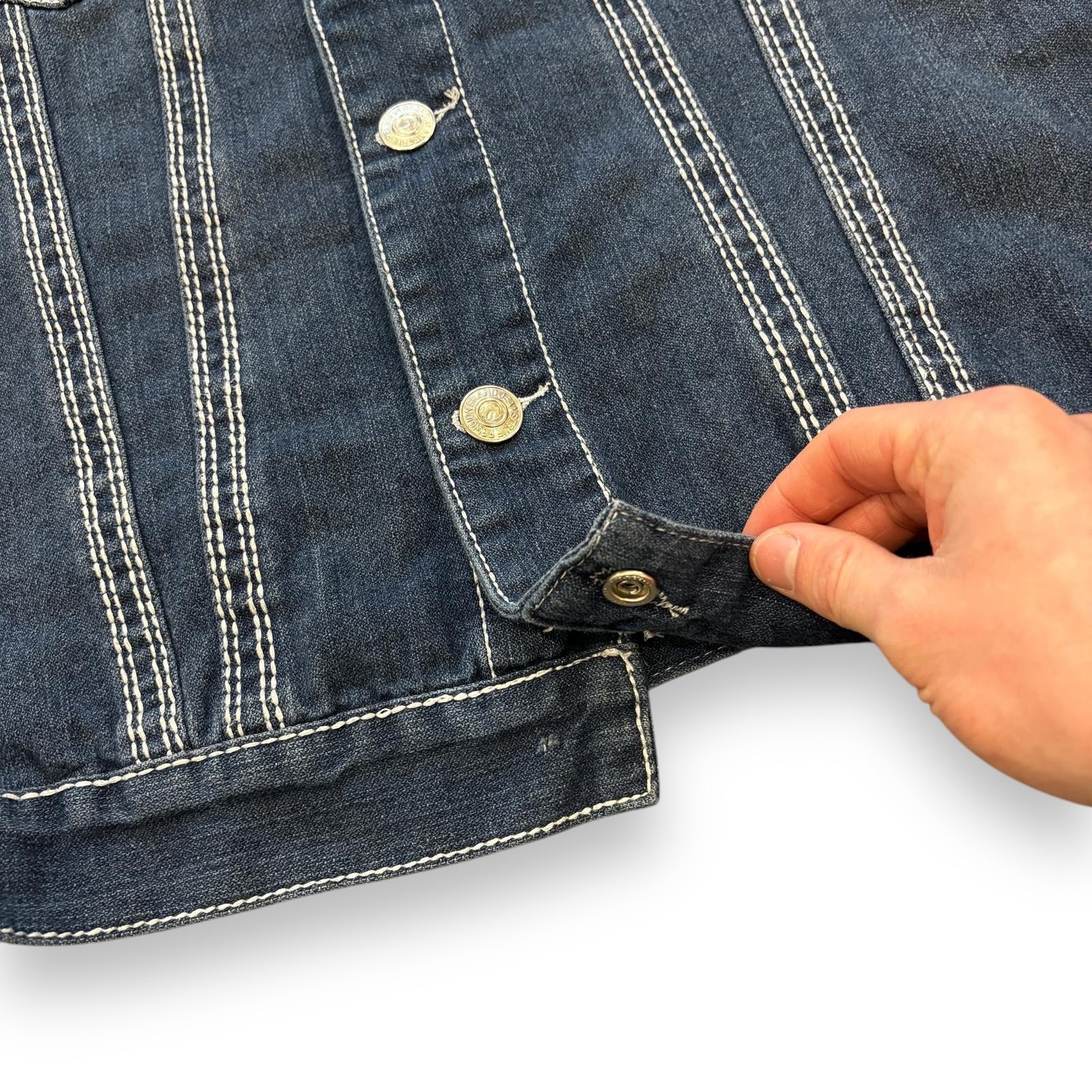 True Religion Big Stitch Denim Jacket (XL)