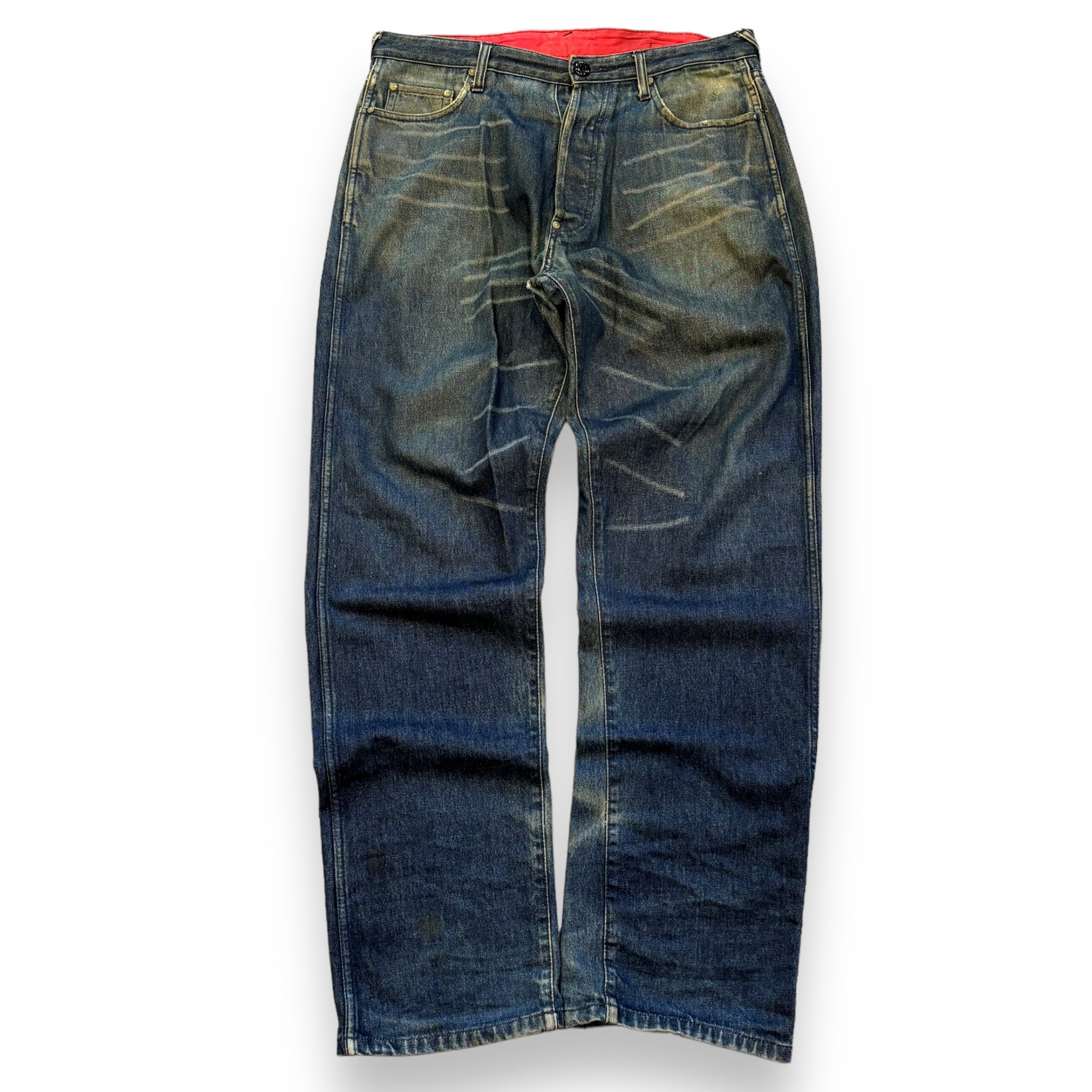 00's Baggy Evisu Diacock Jeans (34w)