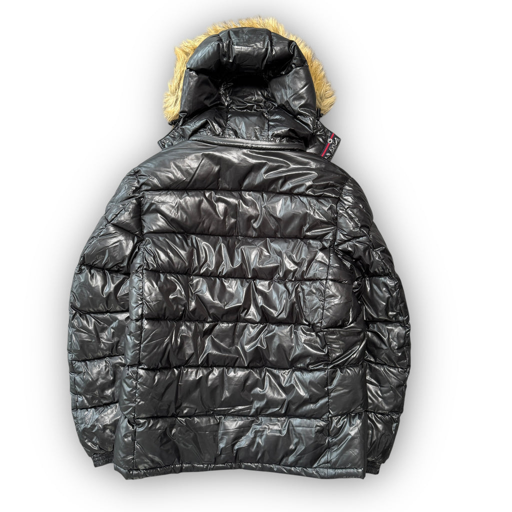 Black Japanese Fur Puffer Coat (M)