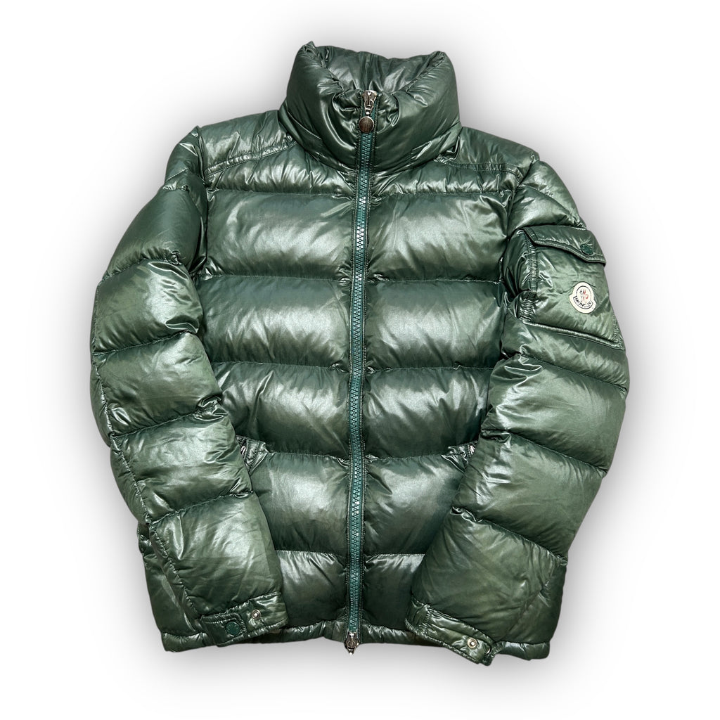 Green Moncler Maya Puffer Coat (S)
