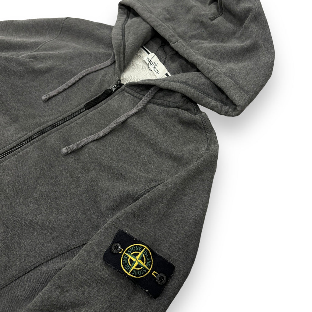 Grey Stone Island Zip Hoodie (L)