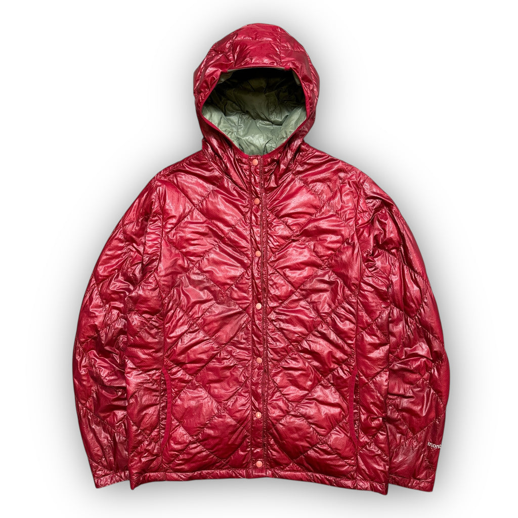 Red Montbell Diamond Stitch Puffer Jacket (M)