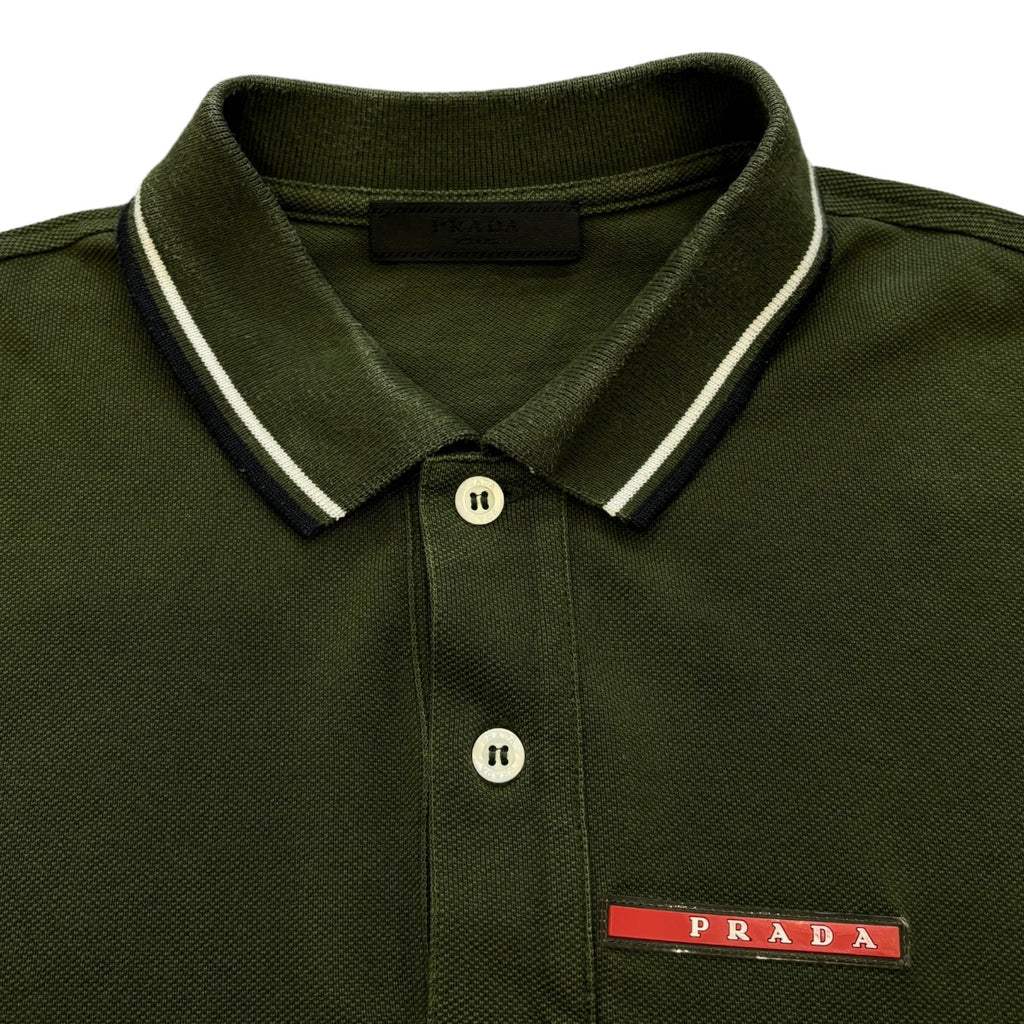Green Prada Polo Shirt (S)