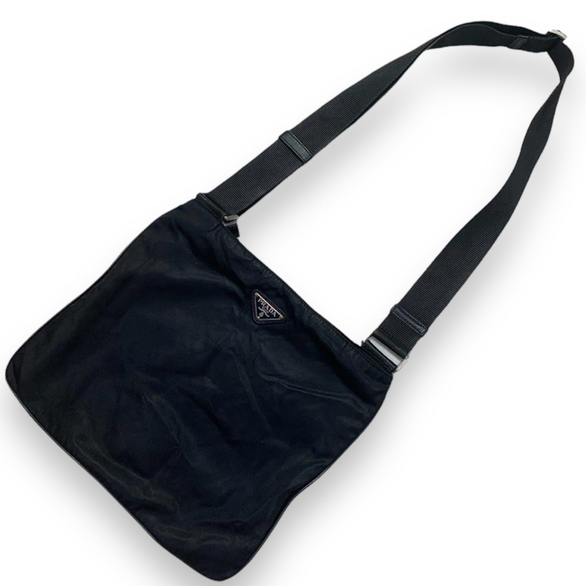 Black Prada Milano Side Bag