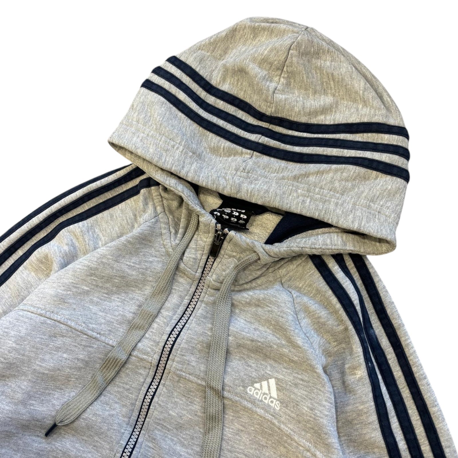 00s Grey Adidas Tracksuit Set (L)
