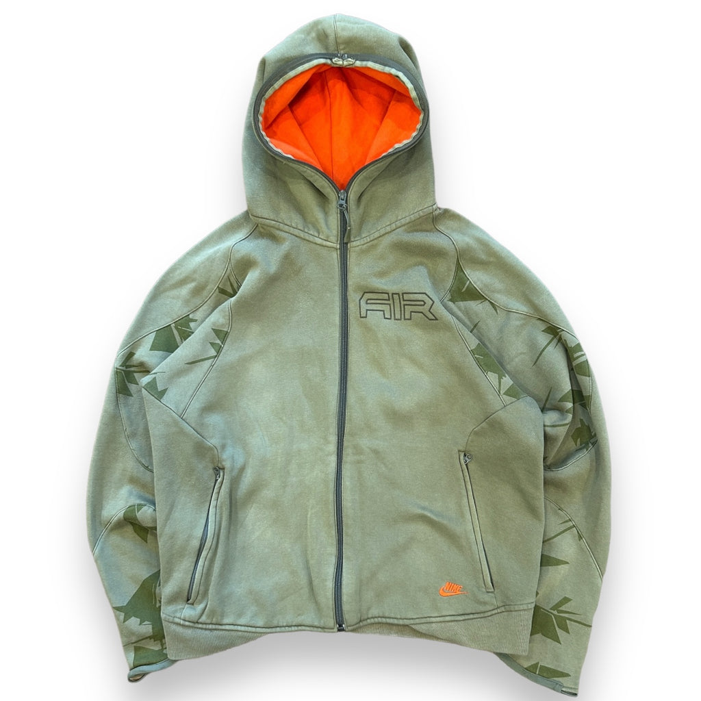 00s Nike Air Zipped Camo Hoodie (S)