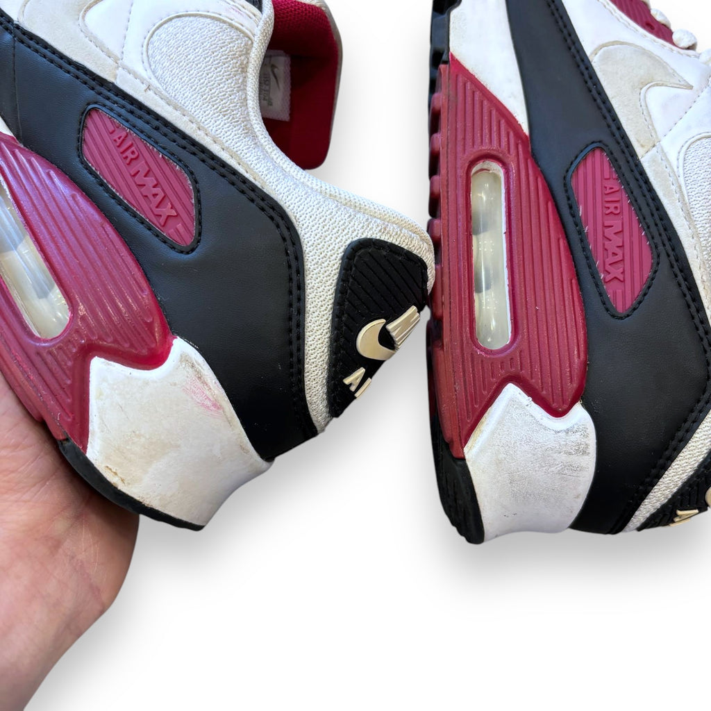 Burgundy Nike air Max 90 (8uk)