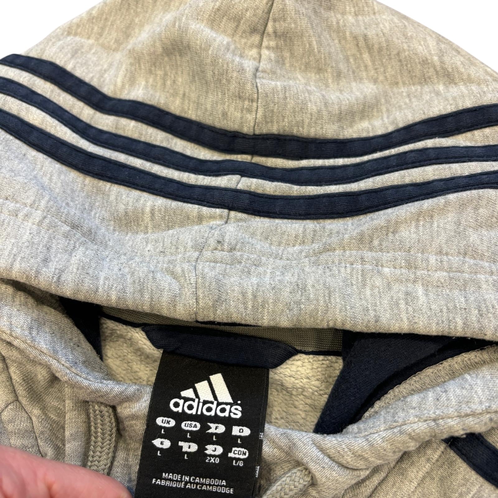 00s Grey Adidas Tracksuit Set (L)