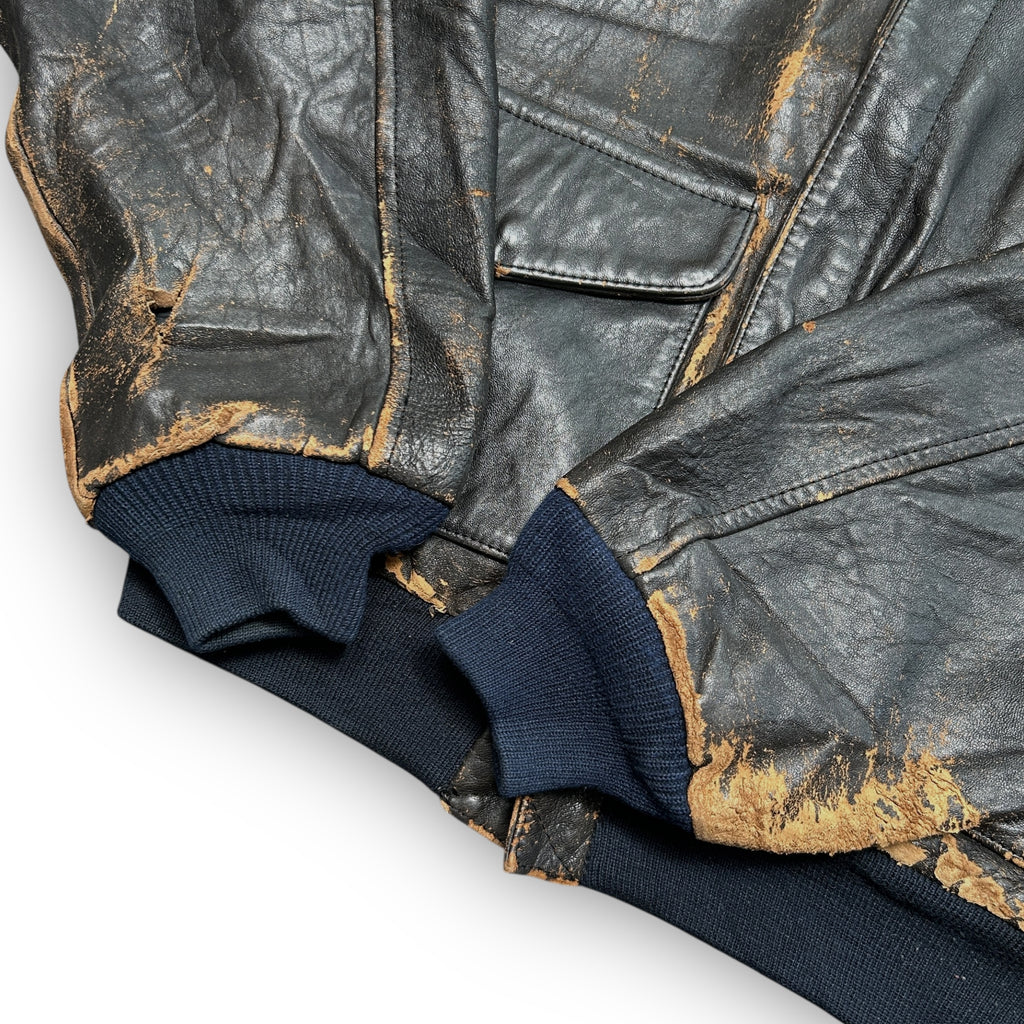 1988 Avirex Leather Jacket (L)