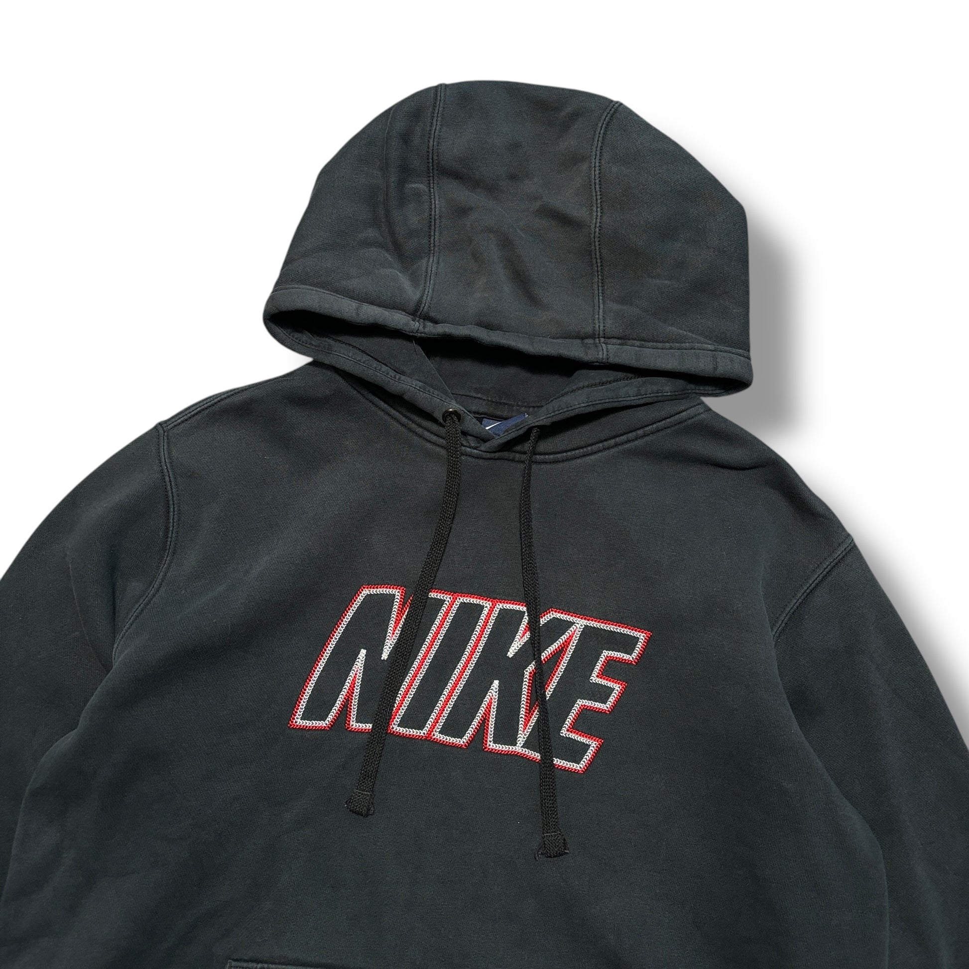 00s Black Nike Club Hoodie (M)