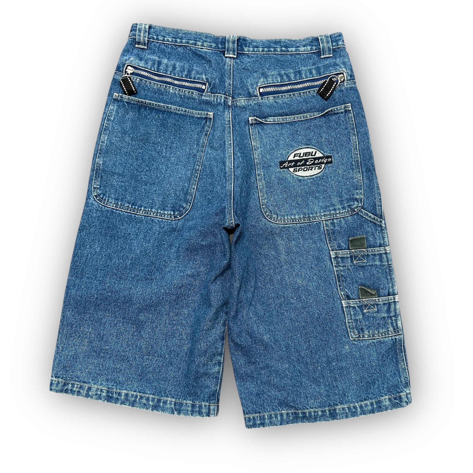 90s Fubu Embroidered Jorts (34")