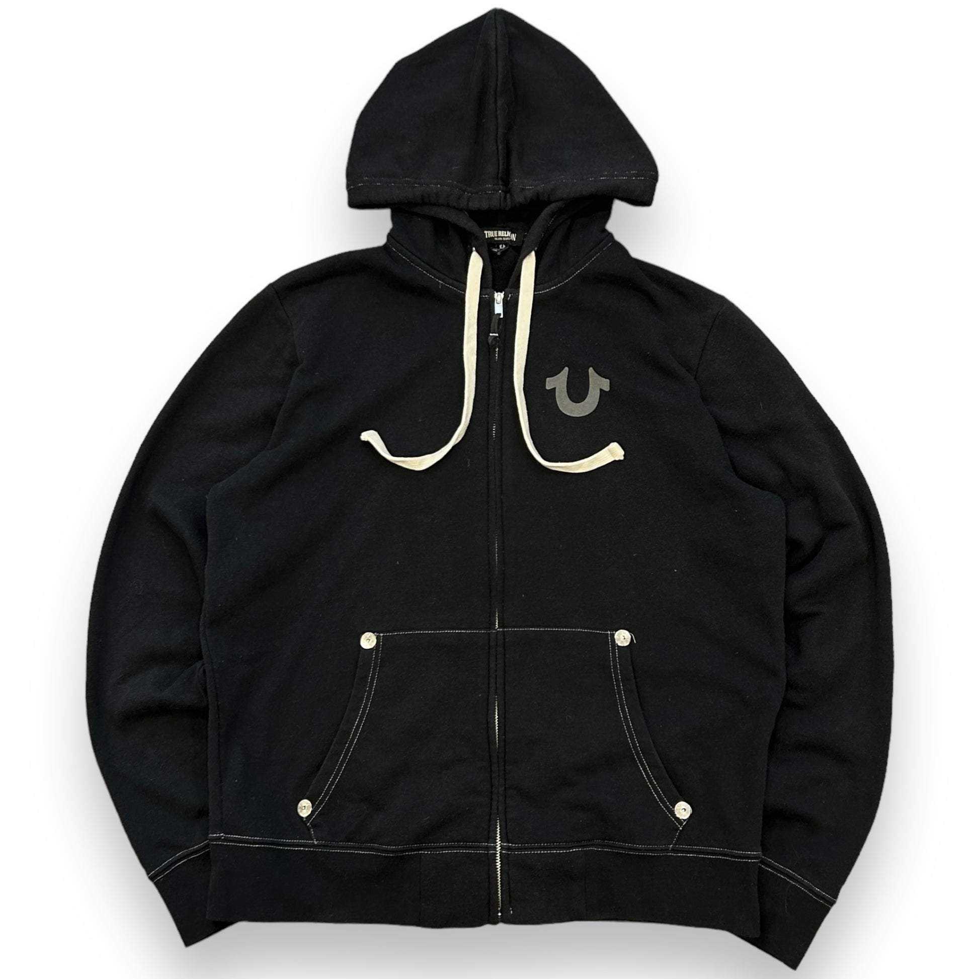 True Religion Contrast Stitch Hoodie (L)